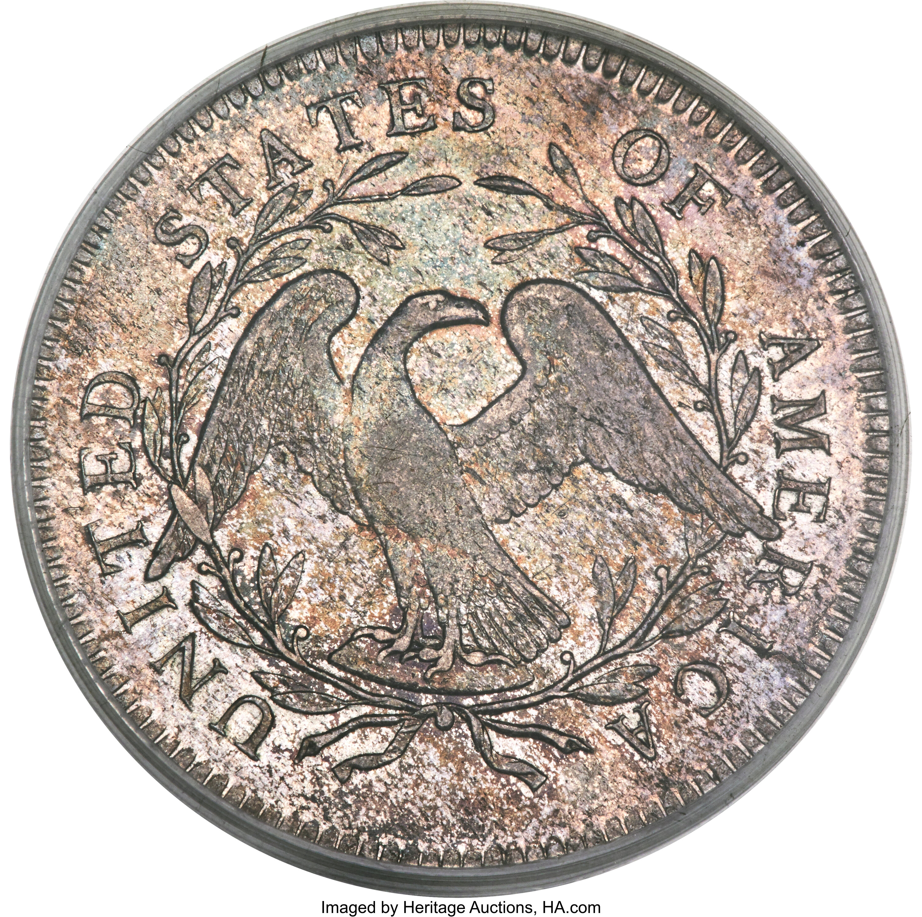 1795 $1  Flowing Hair, 2 Leaves, B-9, BB-13 MS66 thumbnail 25