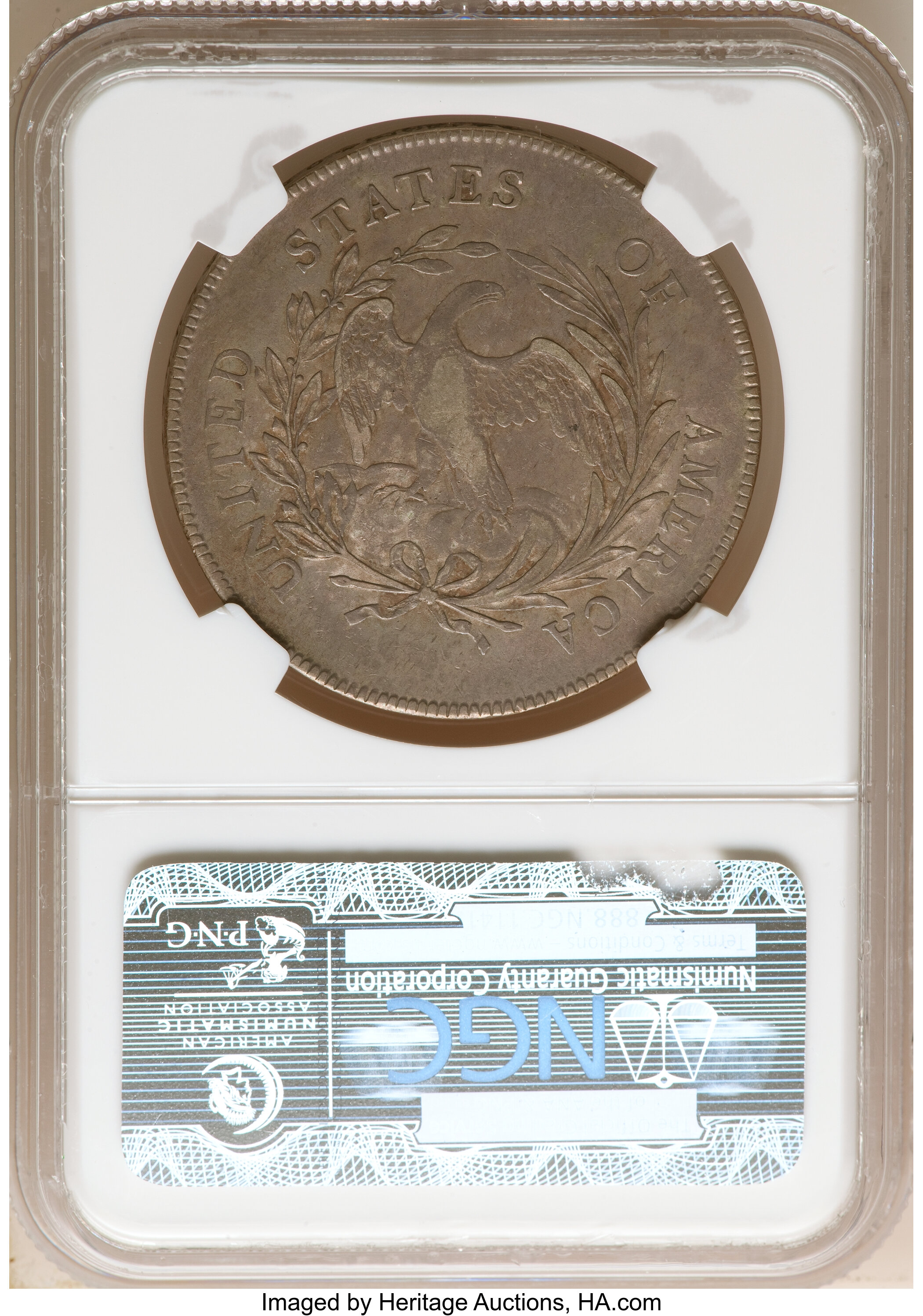 1798 $1  Small Eagle, 15 Stars Obverse, B-2, BB-81 XF40 thumbnail 6
