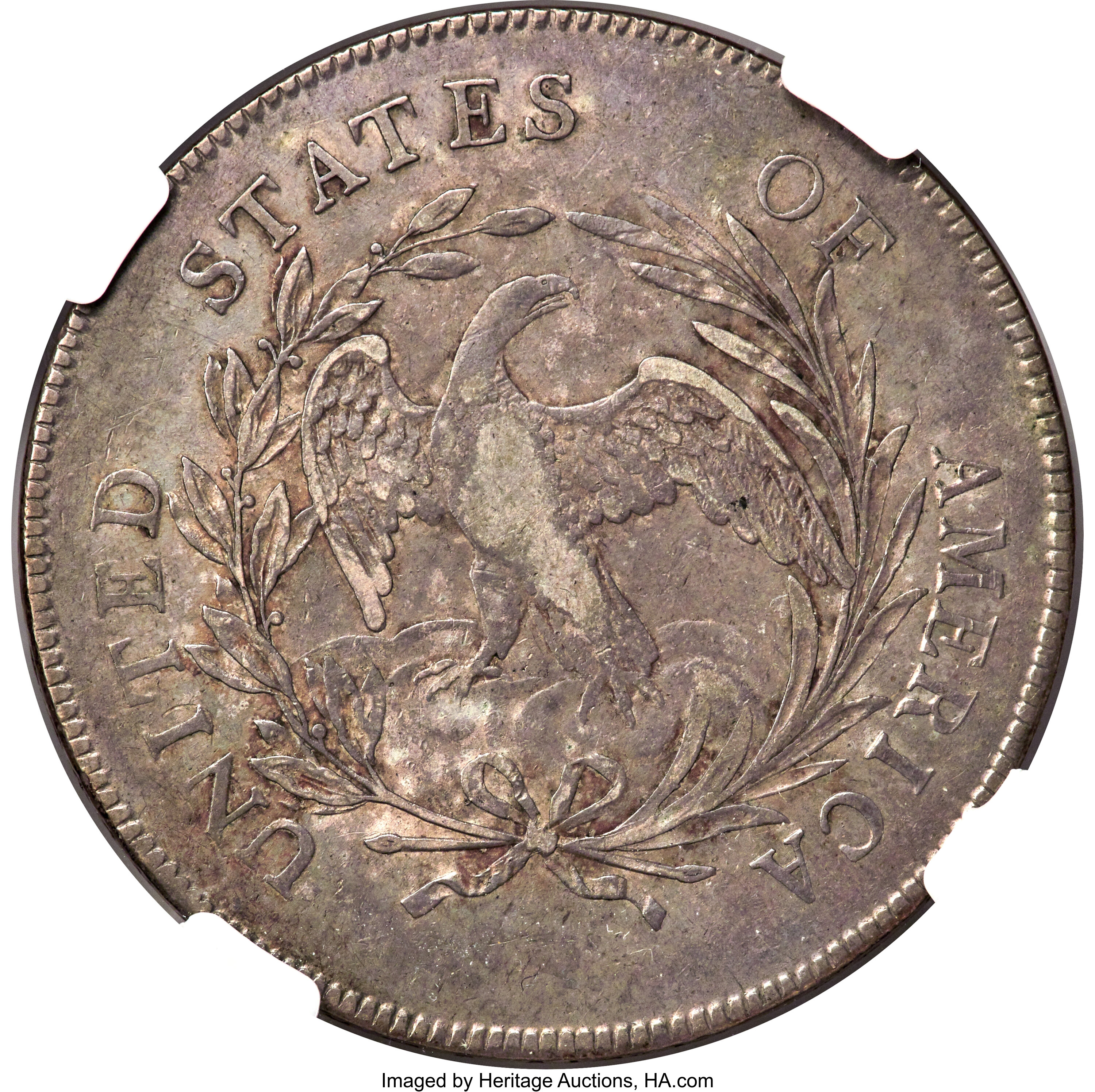 1798 $1  Small Eagle, 15 Stars Obverse, B-2, BB-81 XF40 thumbnail 7