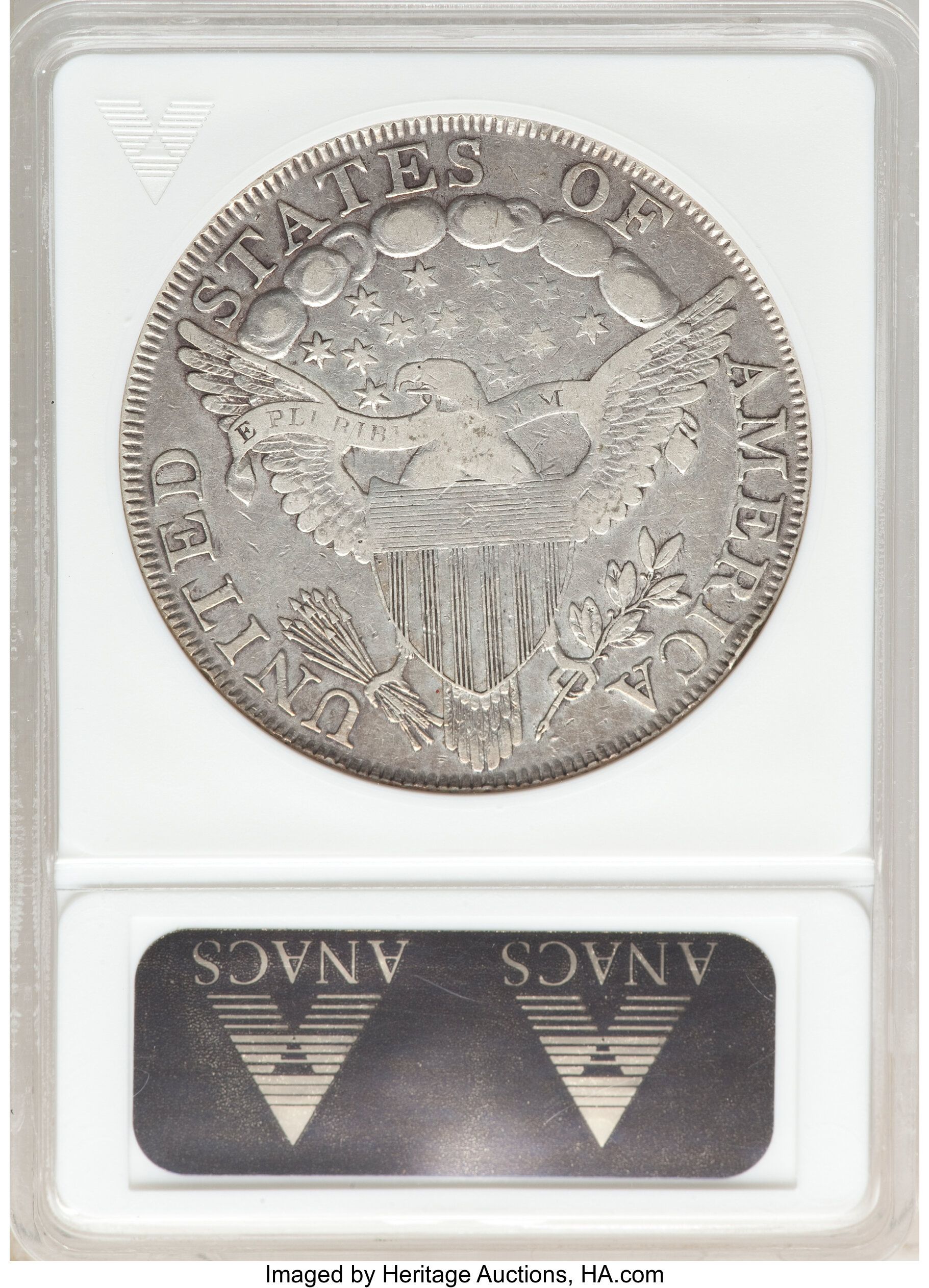 1798 $1  Large Eagle, Pointed 9, 5 Berries, B-10, BB-109 AG3 CAC thumbnail 15