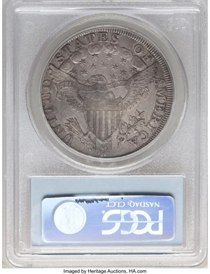 image for: 1799 $1 Irregular Date, 13 Stars Reverse, B-13, BB-151, R.5, XF45 PCGS. CAC....