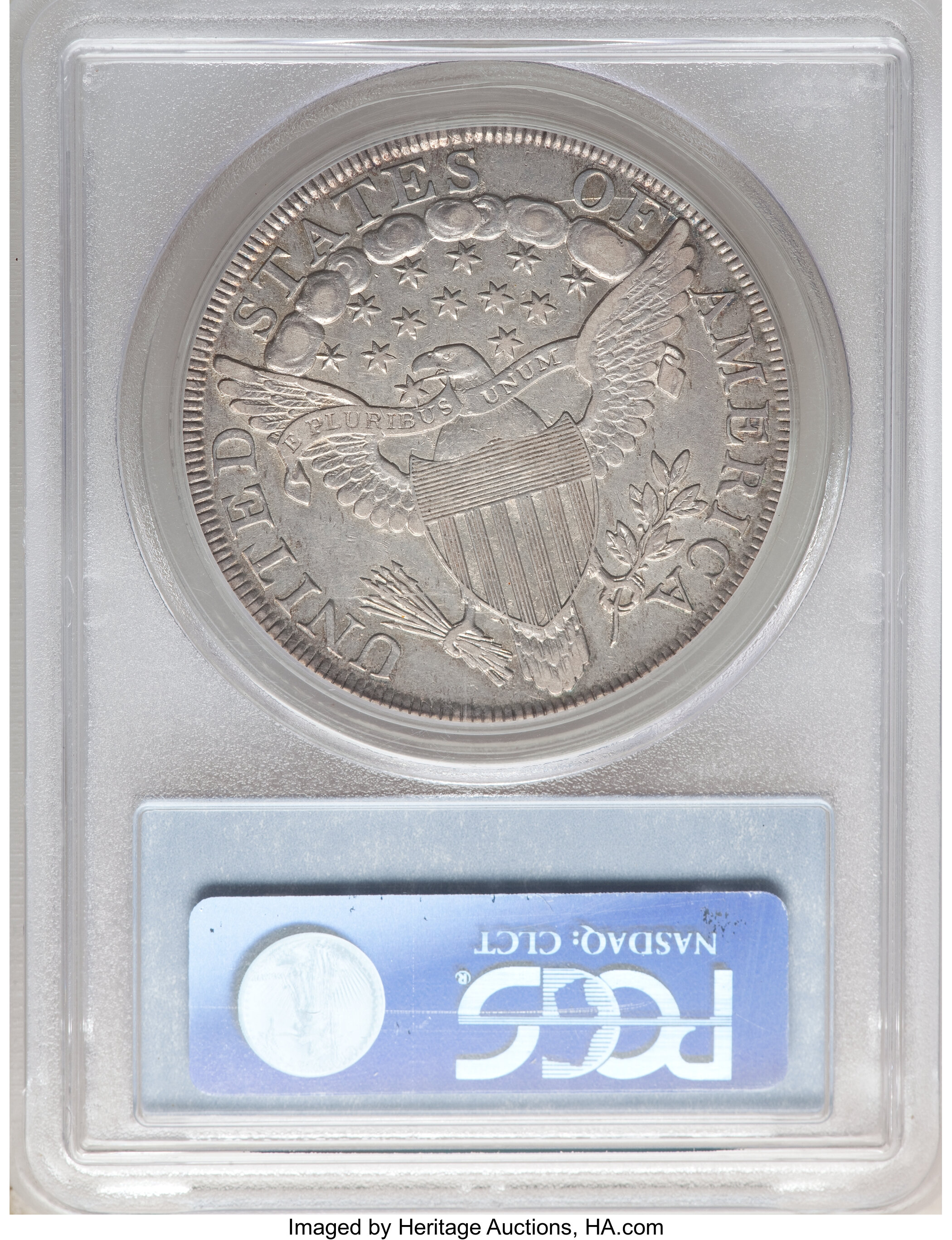 1799 $1  7x6 Stars, B-16, BB-158 XF45 CAC thumbnail 6