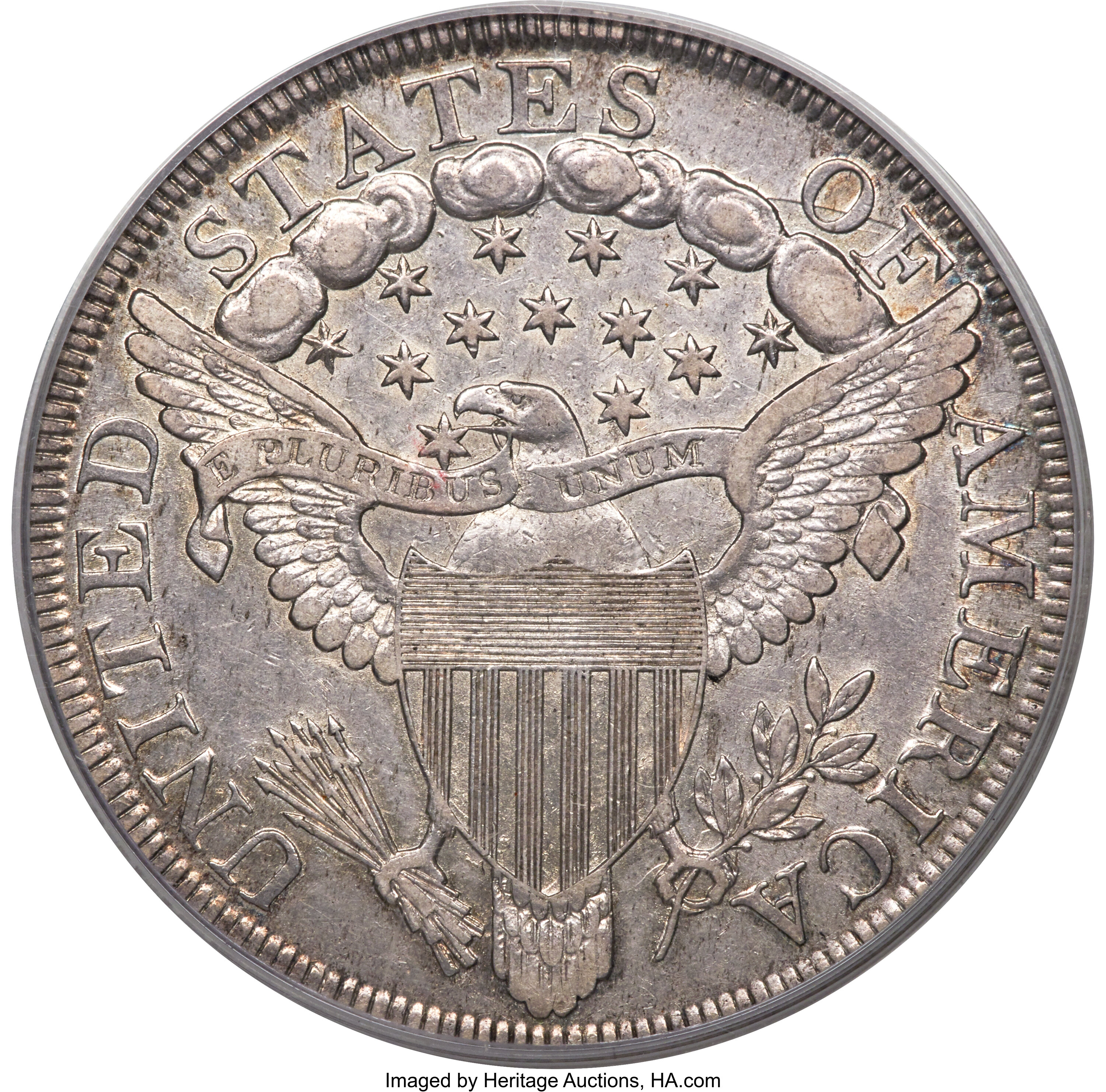 1799 $1  7x6 Stars, B-16, BB-158 XF45 CAC thumbnail 7