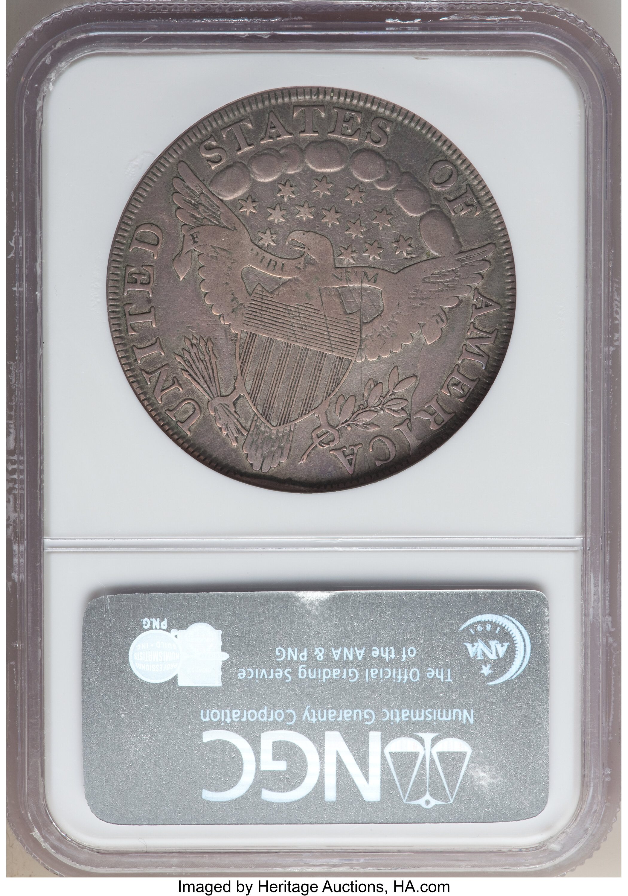 1798 $1  Large Eagle, Pointed 9, Wide Date, B-20, BB-102 G6 thumbnail 6