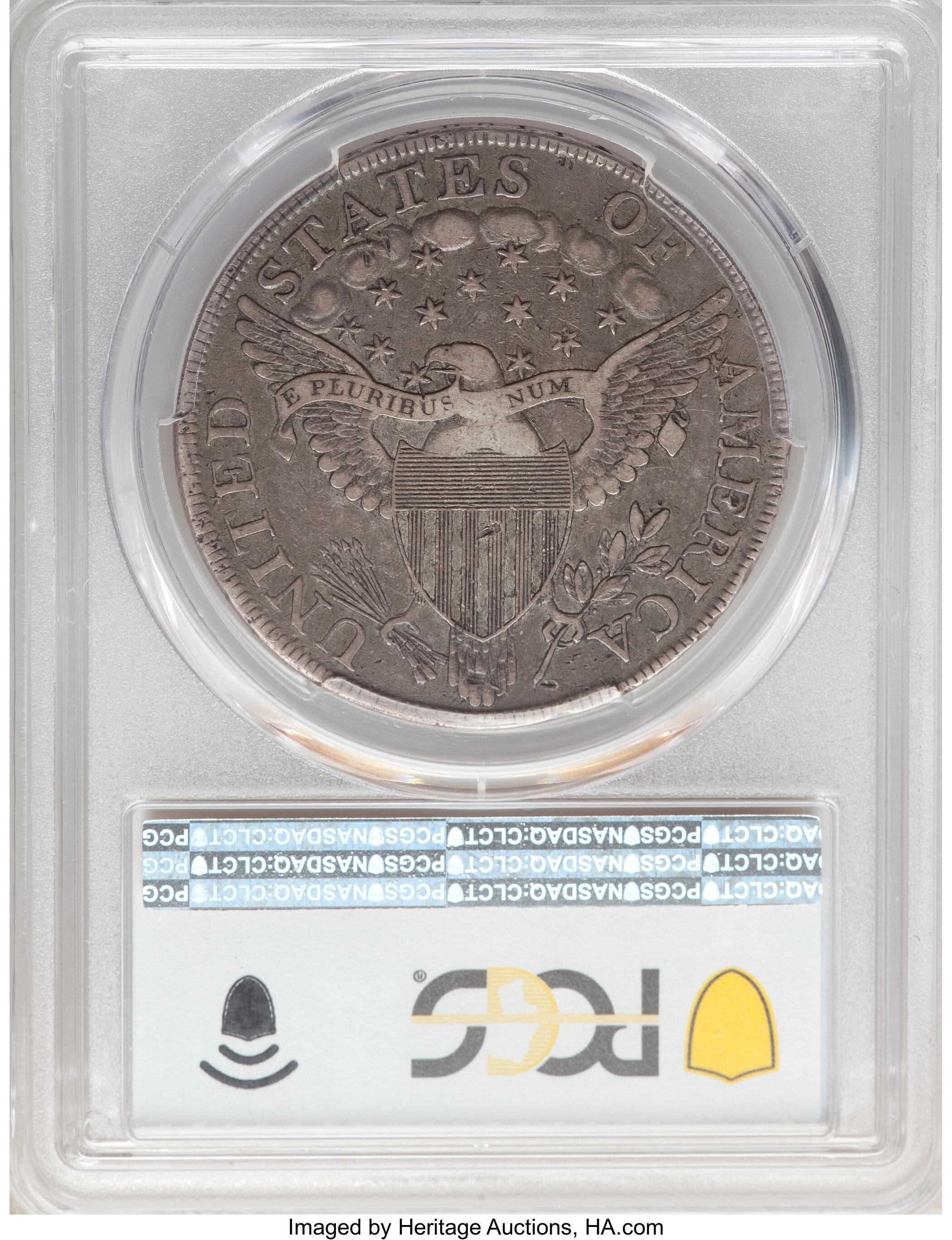1798 $1  Large Eagle, Pointed 9, Close Date, B-26, BB-114 F15 thumbnail 2