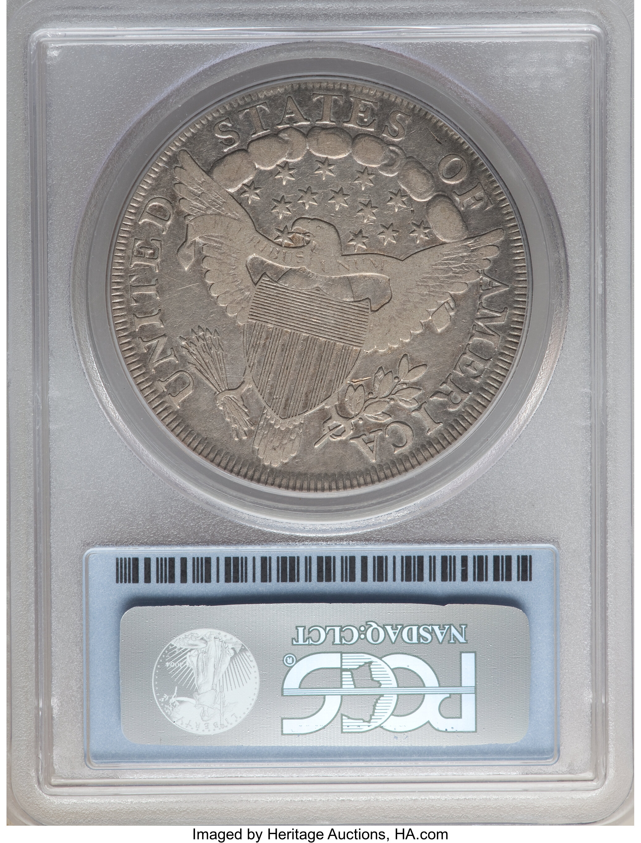 1803 $1  Small 3 VF20 CAC thumbnail 2