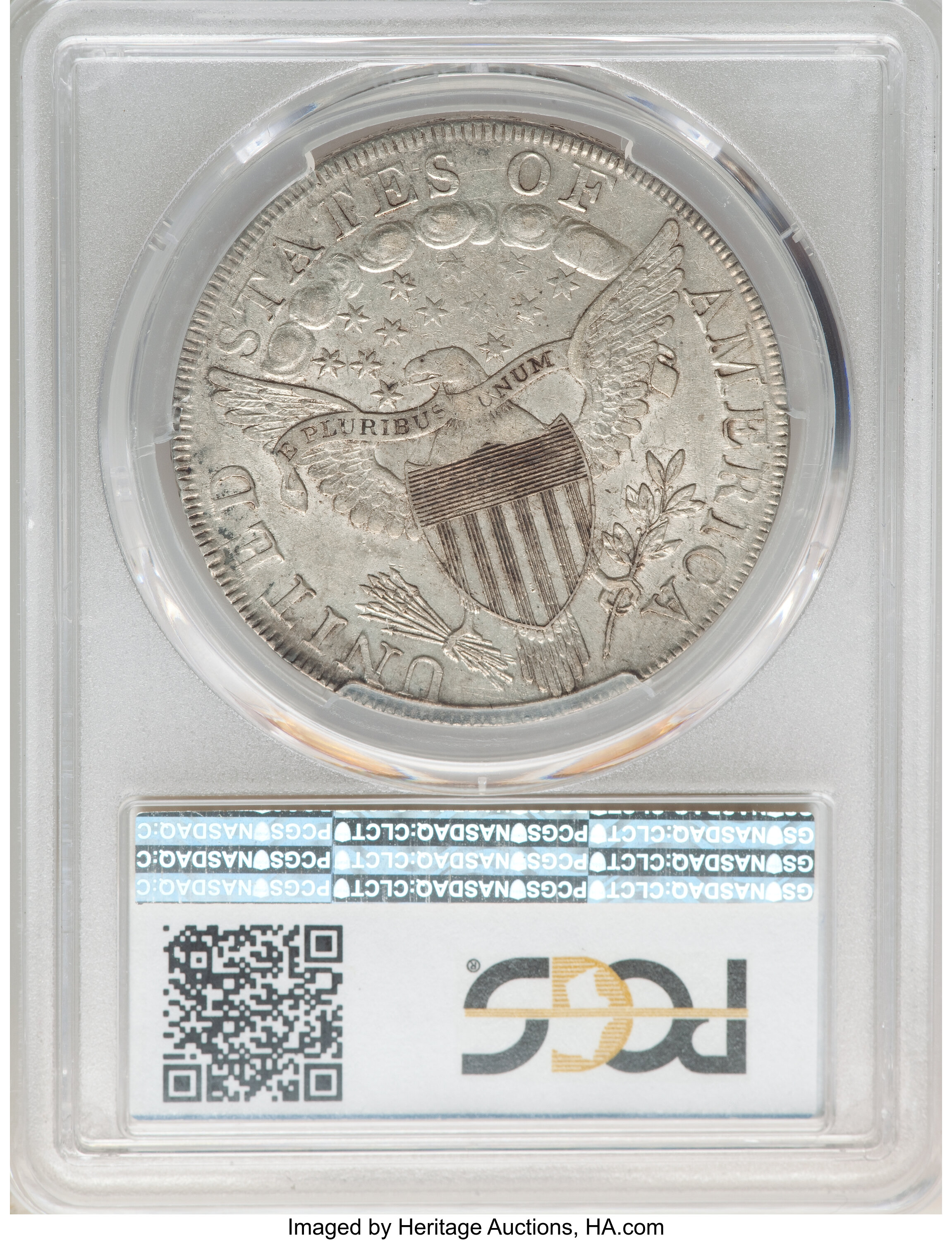 1798 $1  Large Eagle, Pointed 9, Wide Date, B-15, BB-112 MS63 thumbnail 21