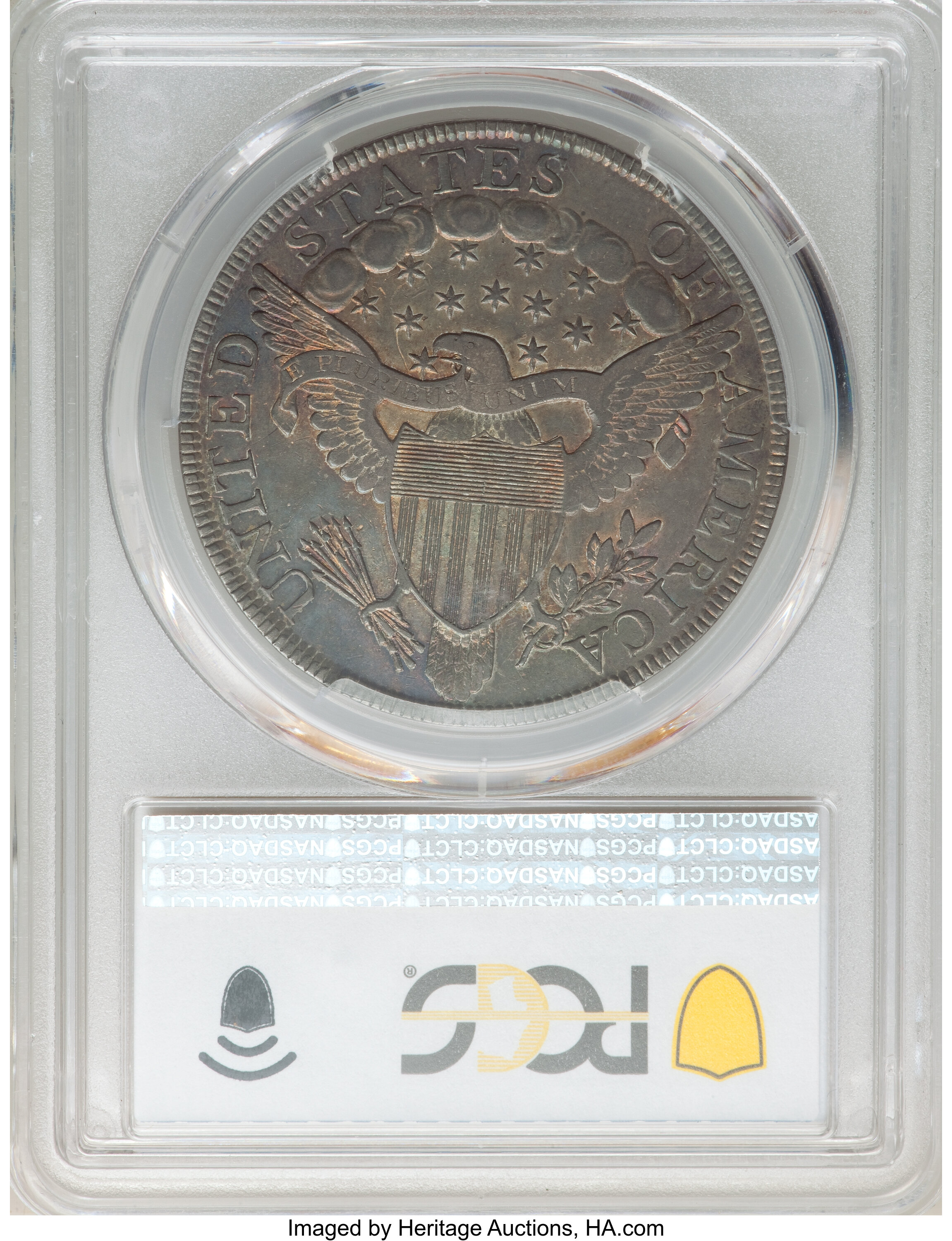 1799 $1  7x6 Stars, B-17, BB-164 VF35 CAC thumbnail 3