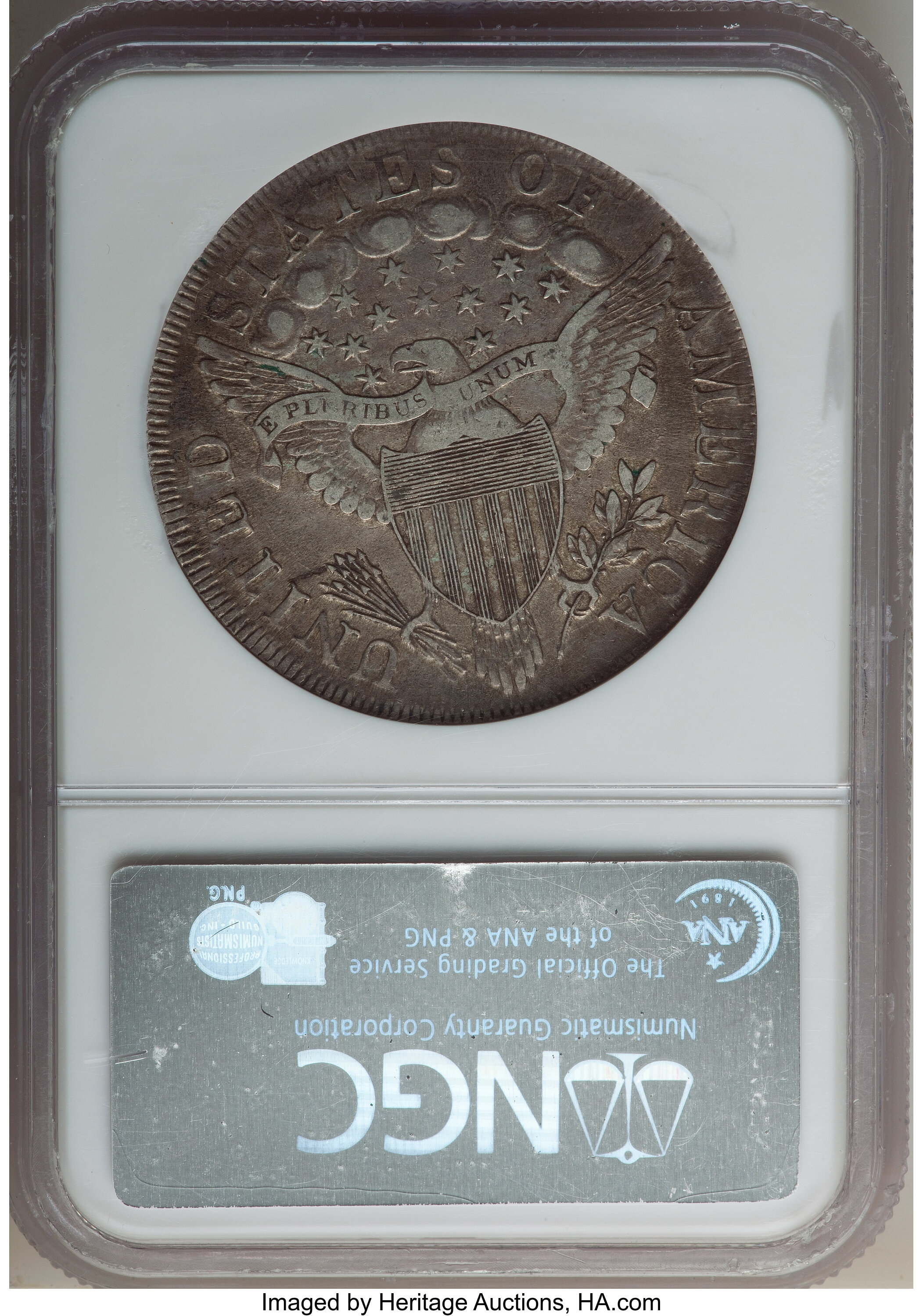 1798 $1  Large Eagle, Pointed 9, Close Date, B-27, BB-113 AG3 thumbnail 25