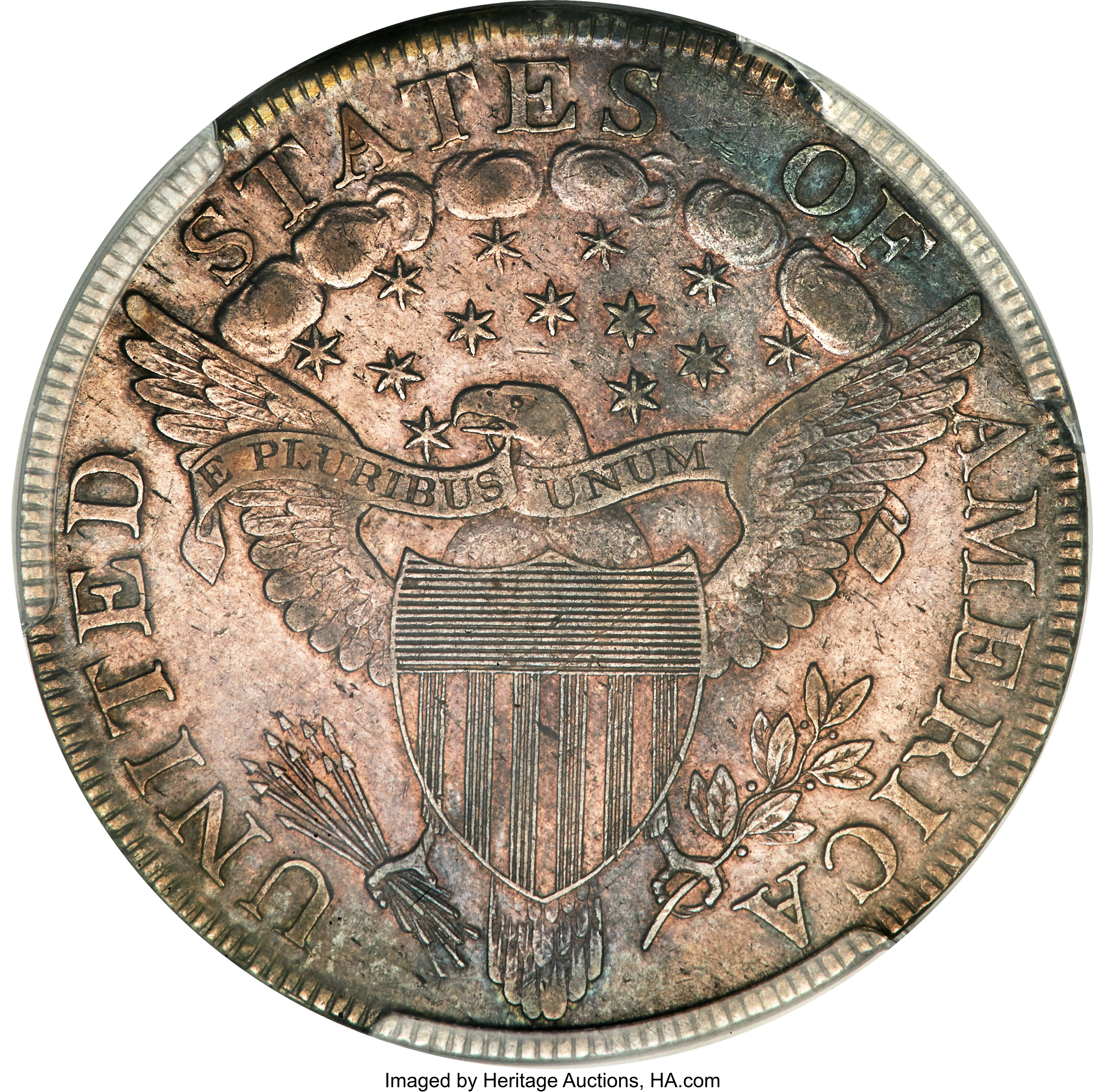 1802/1 $1  Wide Date, B-3, BB-234 XF45 CAC thumbnail 7
