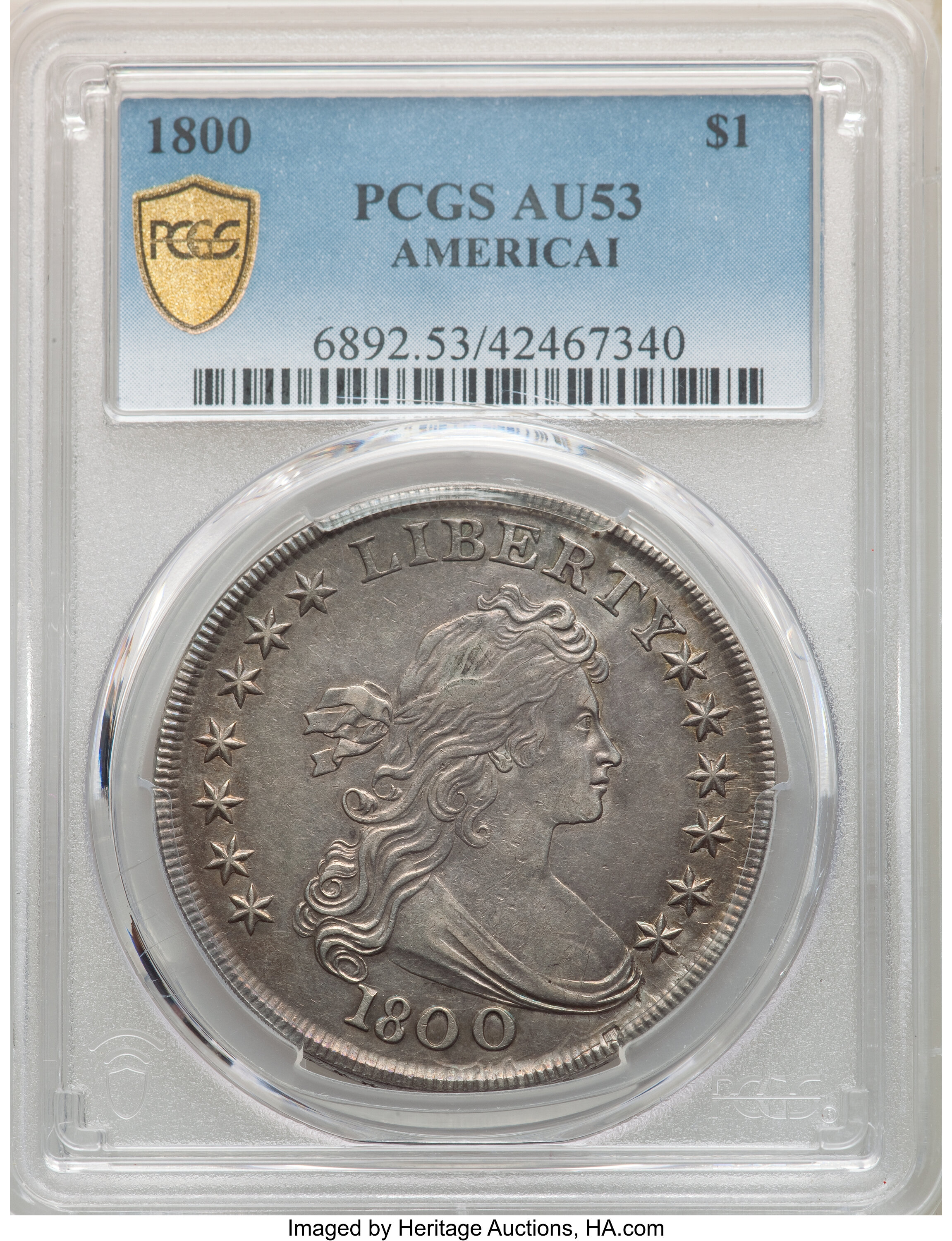 1800 $1  AMERICAI, B-19, BB-192 MS61 thumbnail 22