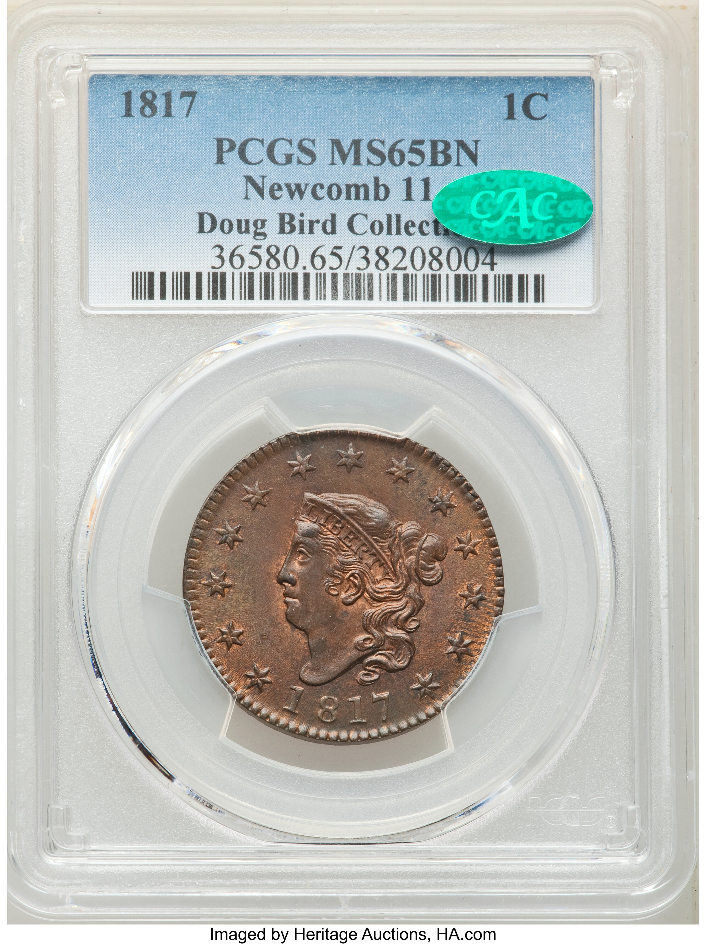 1817 1c 13 Stars, N-11 MS BN MS64 BN thumbnail 4
