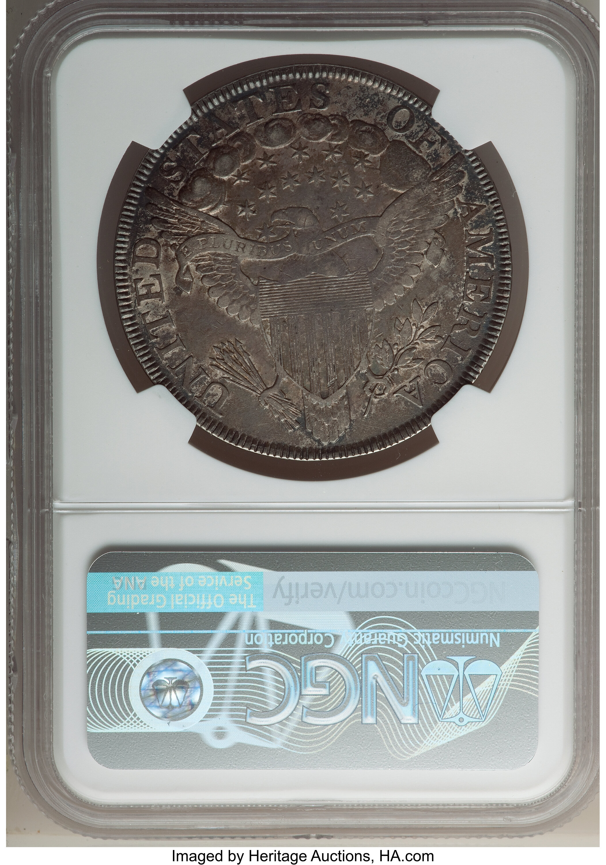 1799 $1  Irregular Date, 15 Stars MS60 CAC thumbnail 18