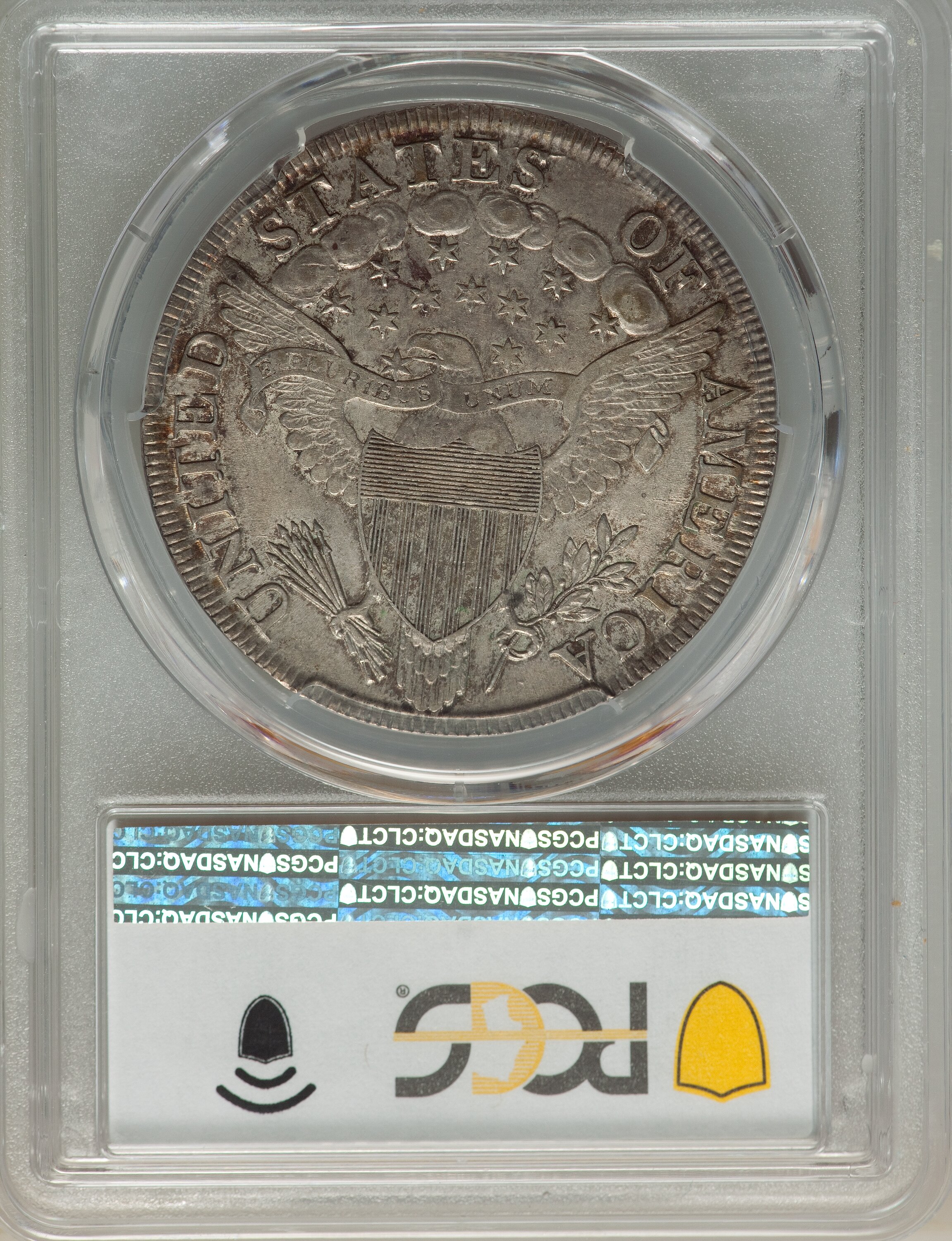 1799 $1  7x6 Stars, B-8, BB-165 AU58 thumbnail 20