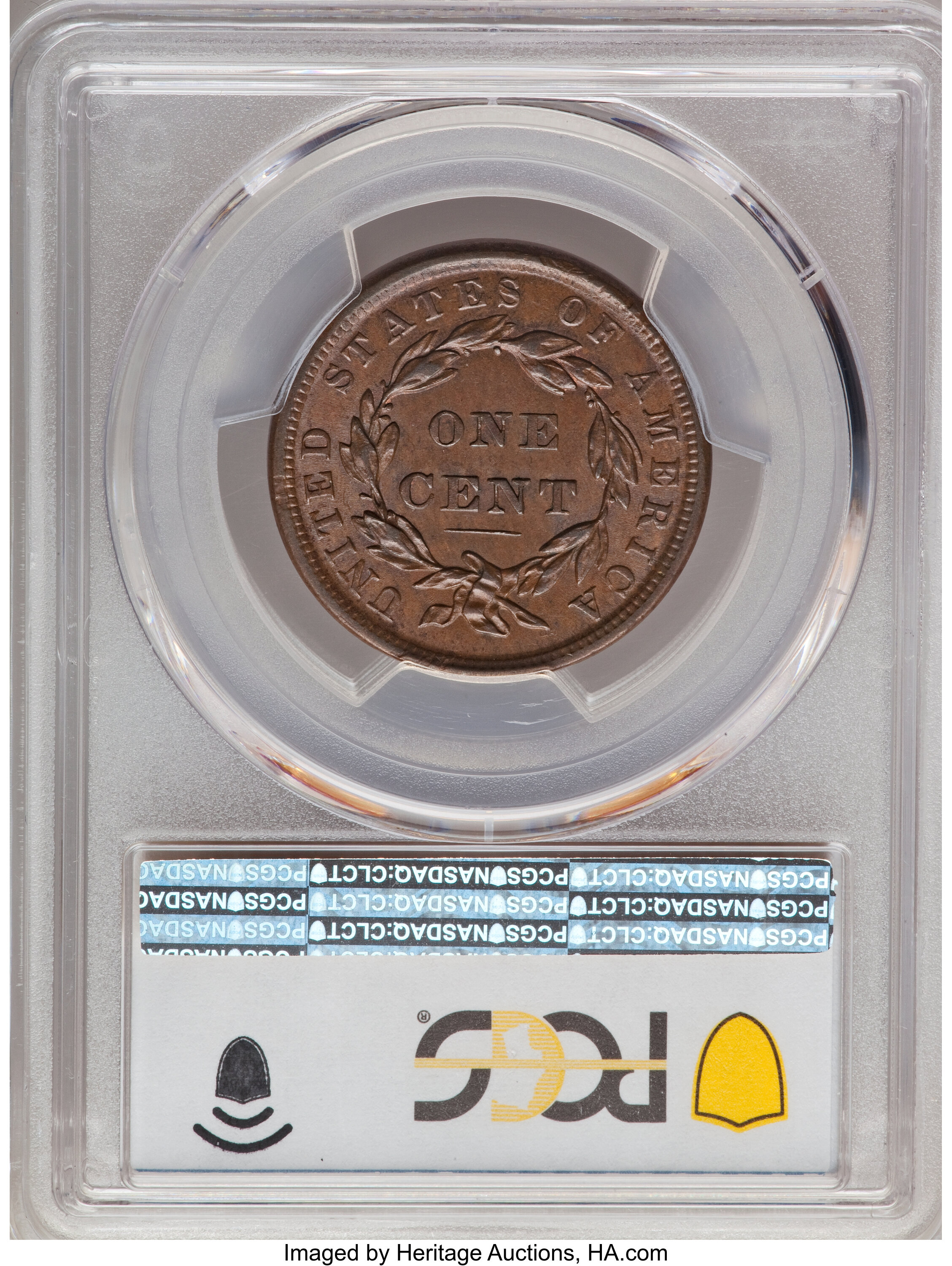 1839 1c Silly Head, N-9 MS BN MS64 BN CAC thumbnail 3