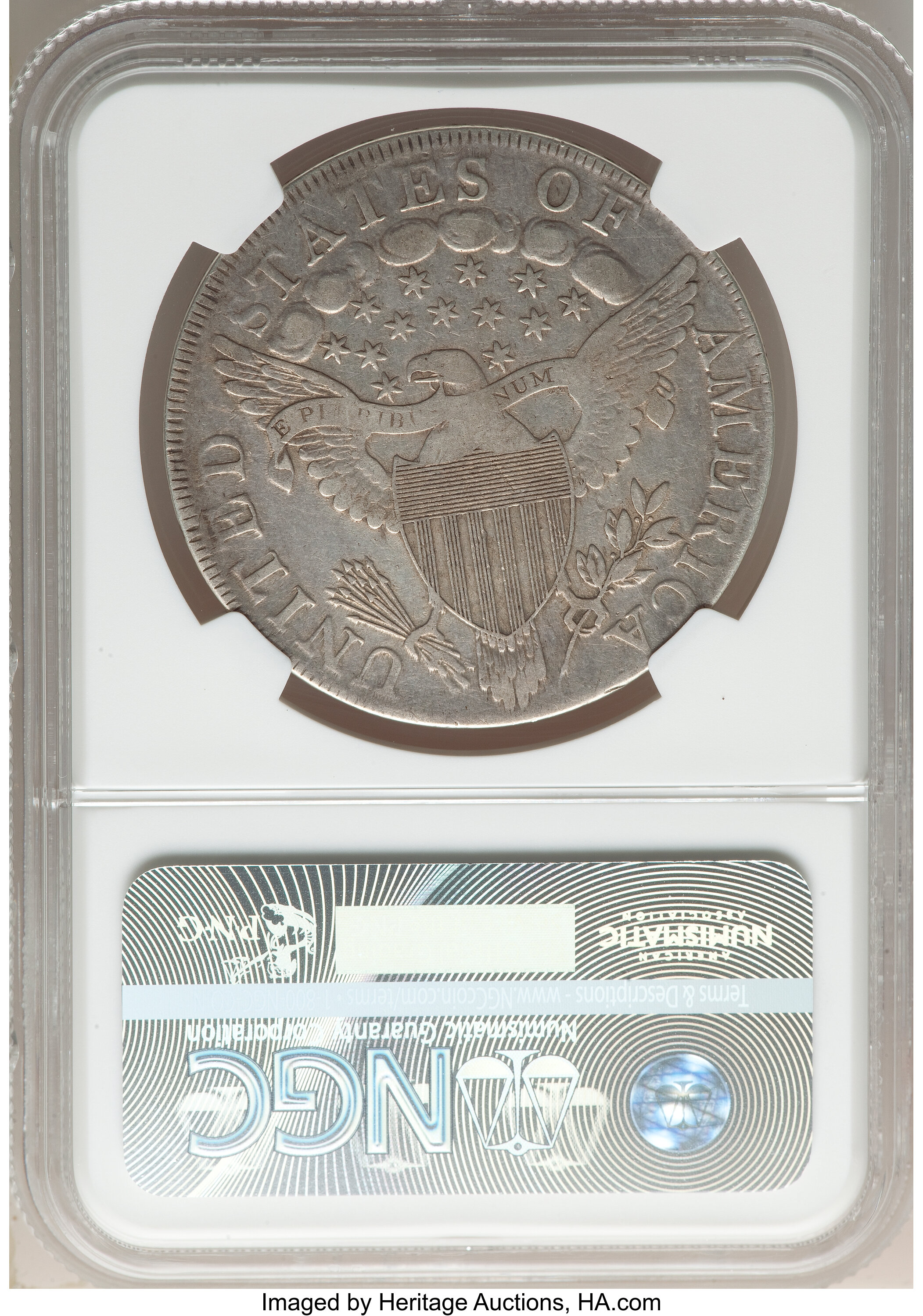 1798 $1  Large Eagle, Pointed 9, Close Date, B-27, BB-113 AG3 thumbnail 10