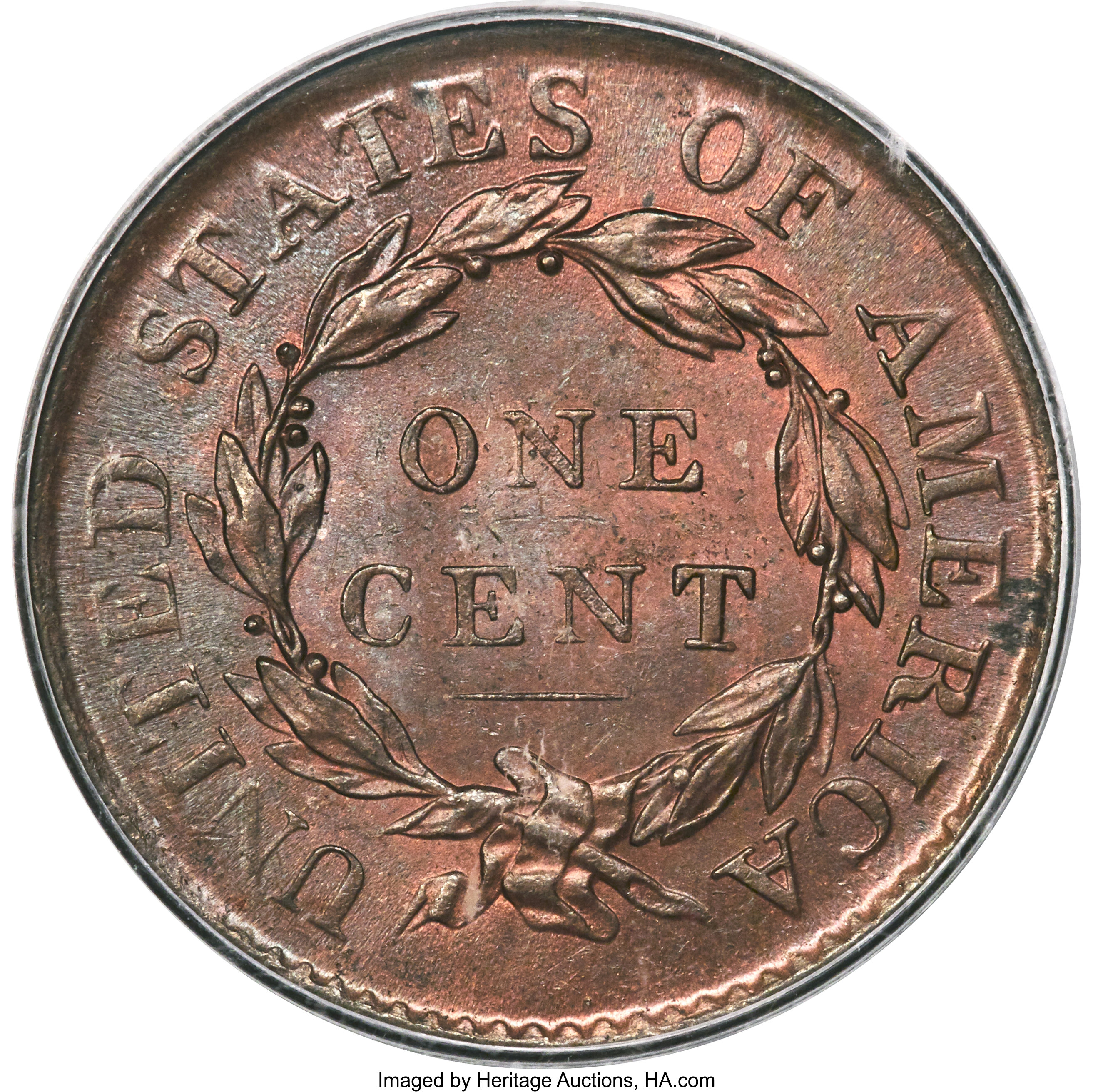 1819 1c Small Date MS RB MS64 RB thumbnail 5