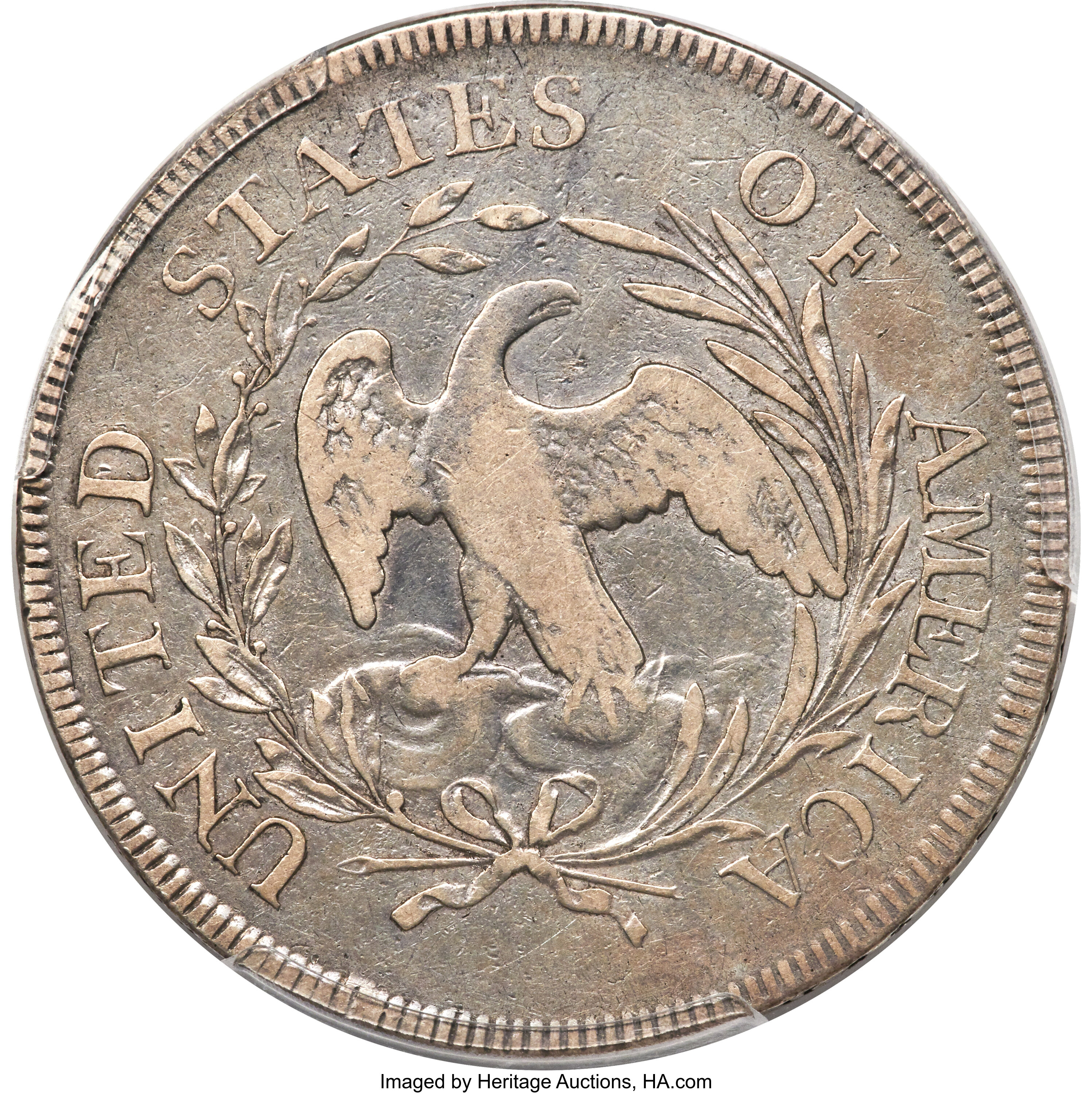 1796 $1  Small Date, Large Letters, B-4, BB-61 VF25 thumbnail 5