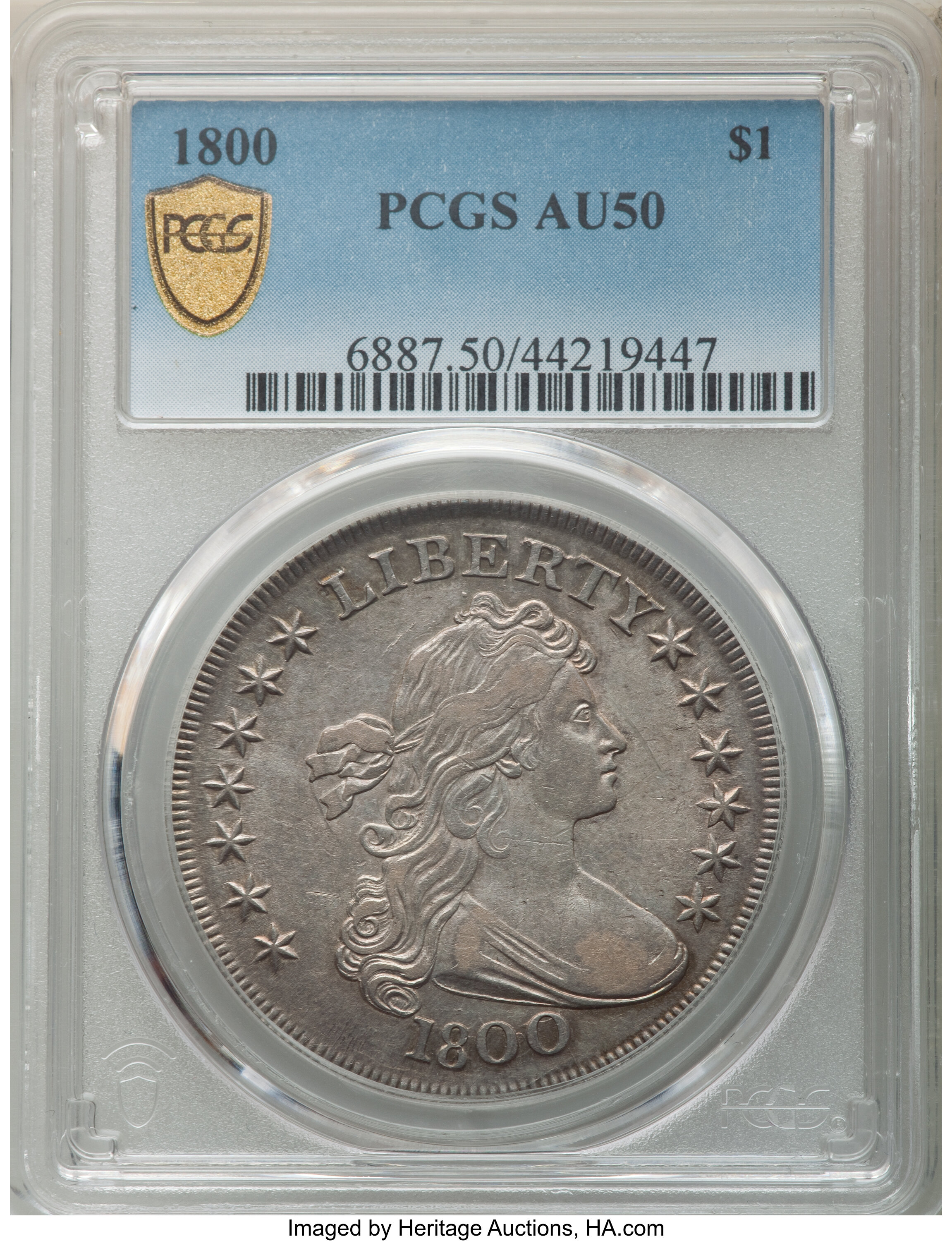 1800 $1  B-16, BB-187 MS66 thumbnail 19