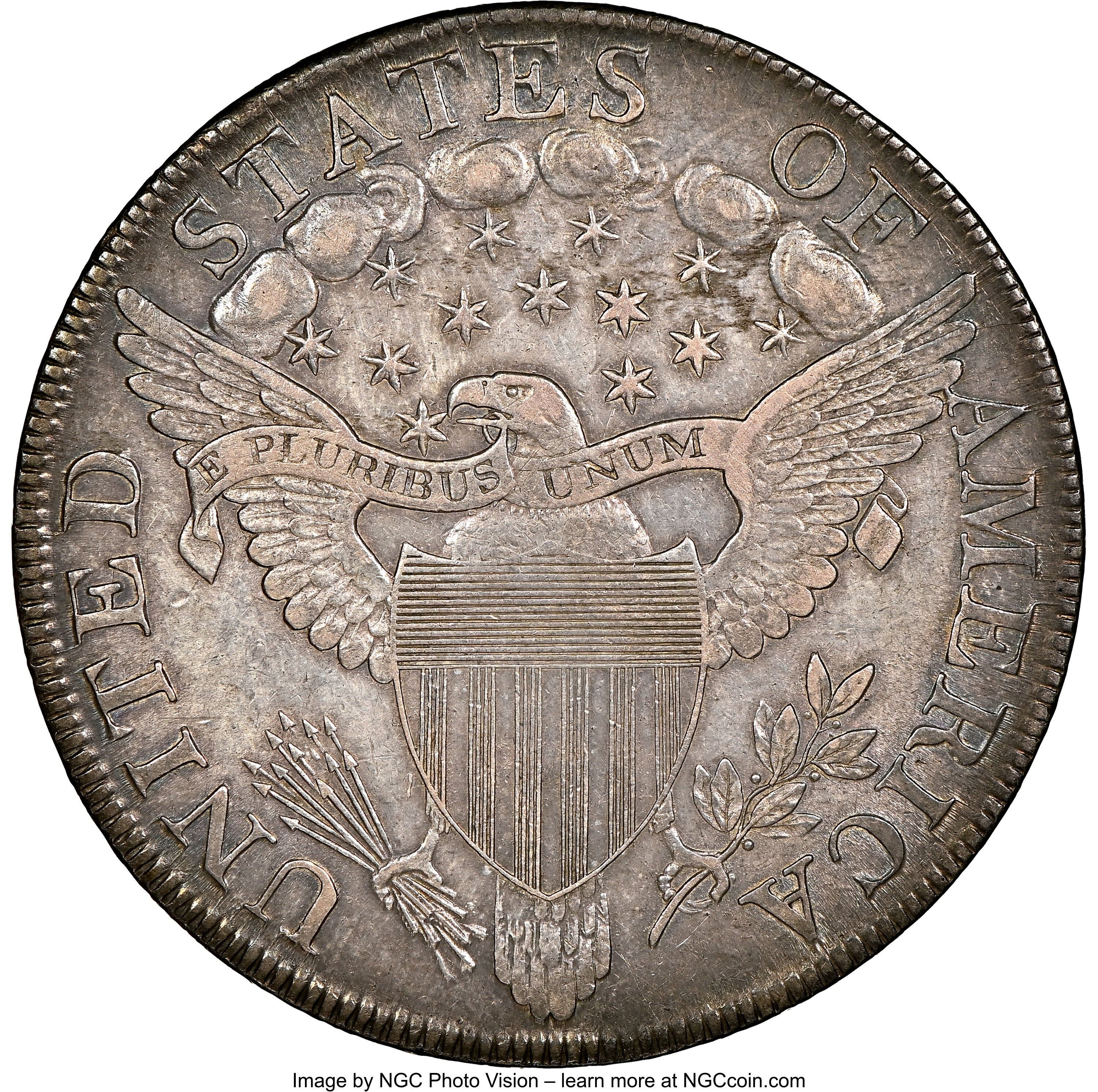 1803 $1  Small 3, B-5, BB-252 XF45 thumbnail 7