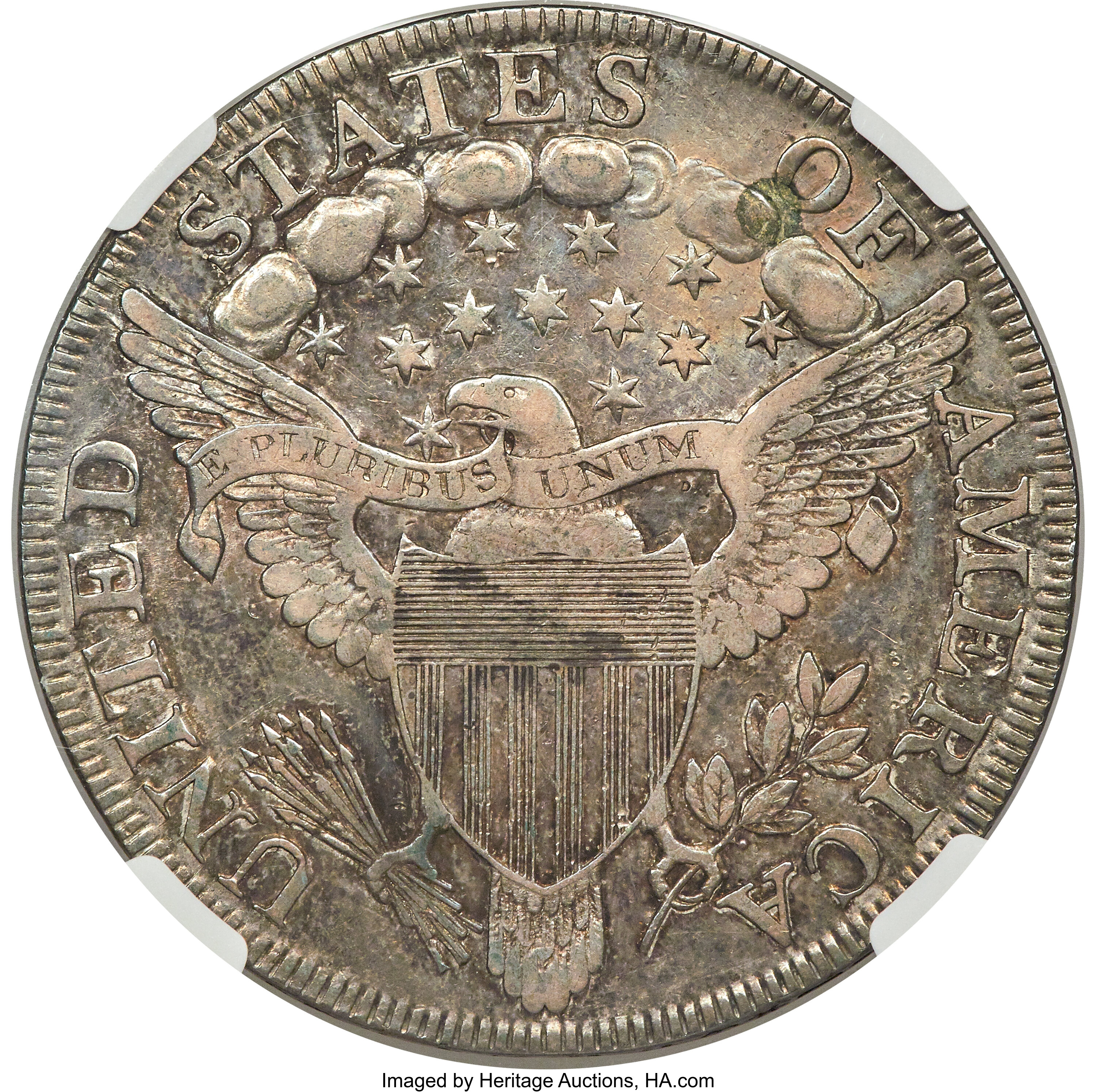 1803 $1  Small 3, B-4, BB-254 XF40 thumbnail 3