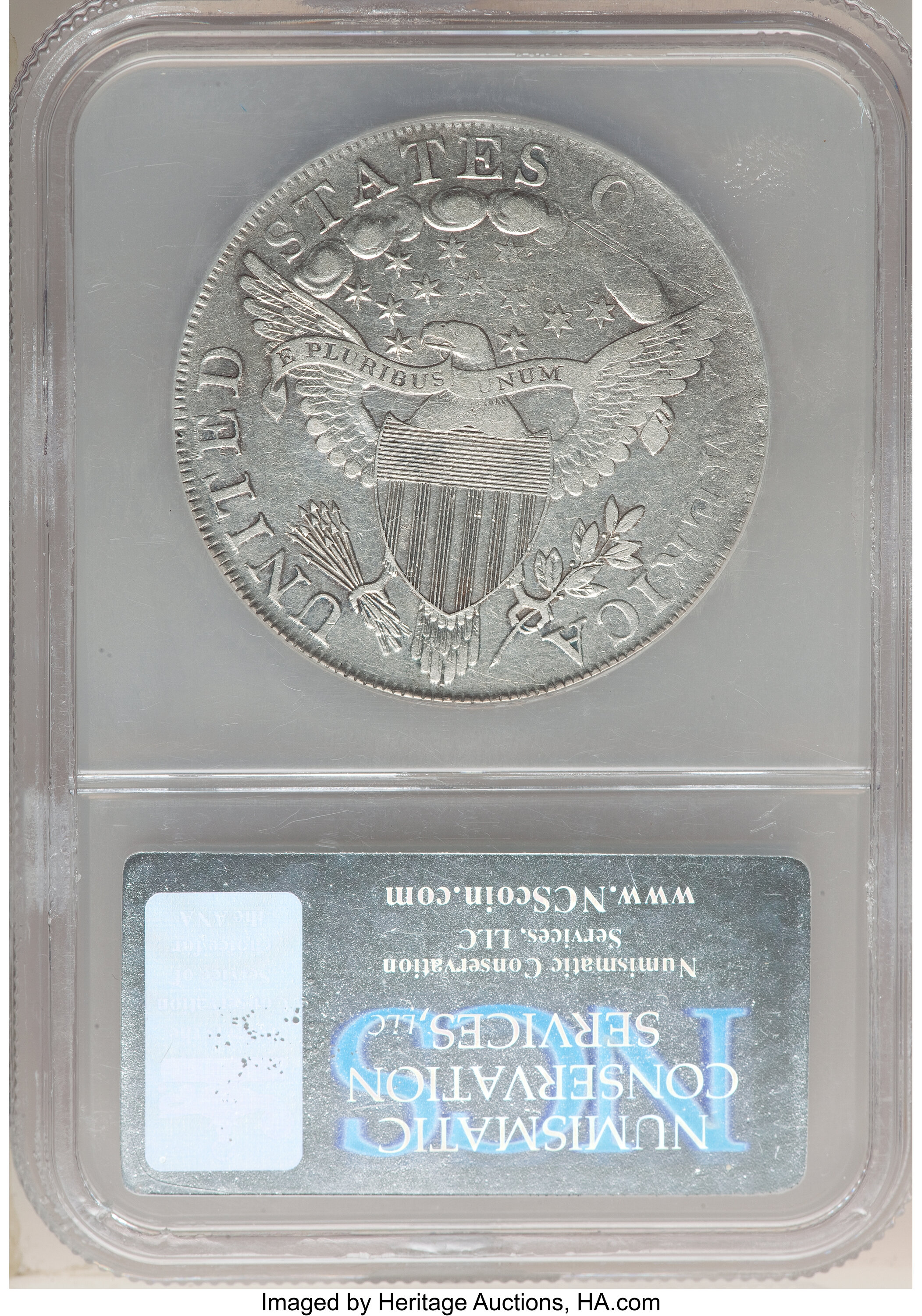 1798 $1  Large Eagle, Pointed 9, Wide Date, B-16, BB-110 F15 thumbnail 25