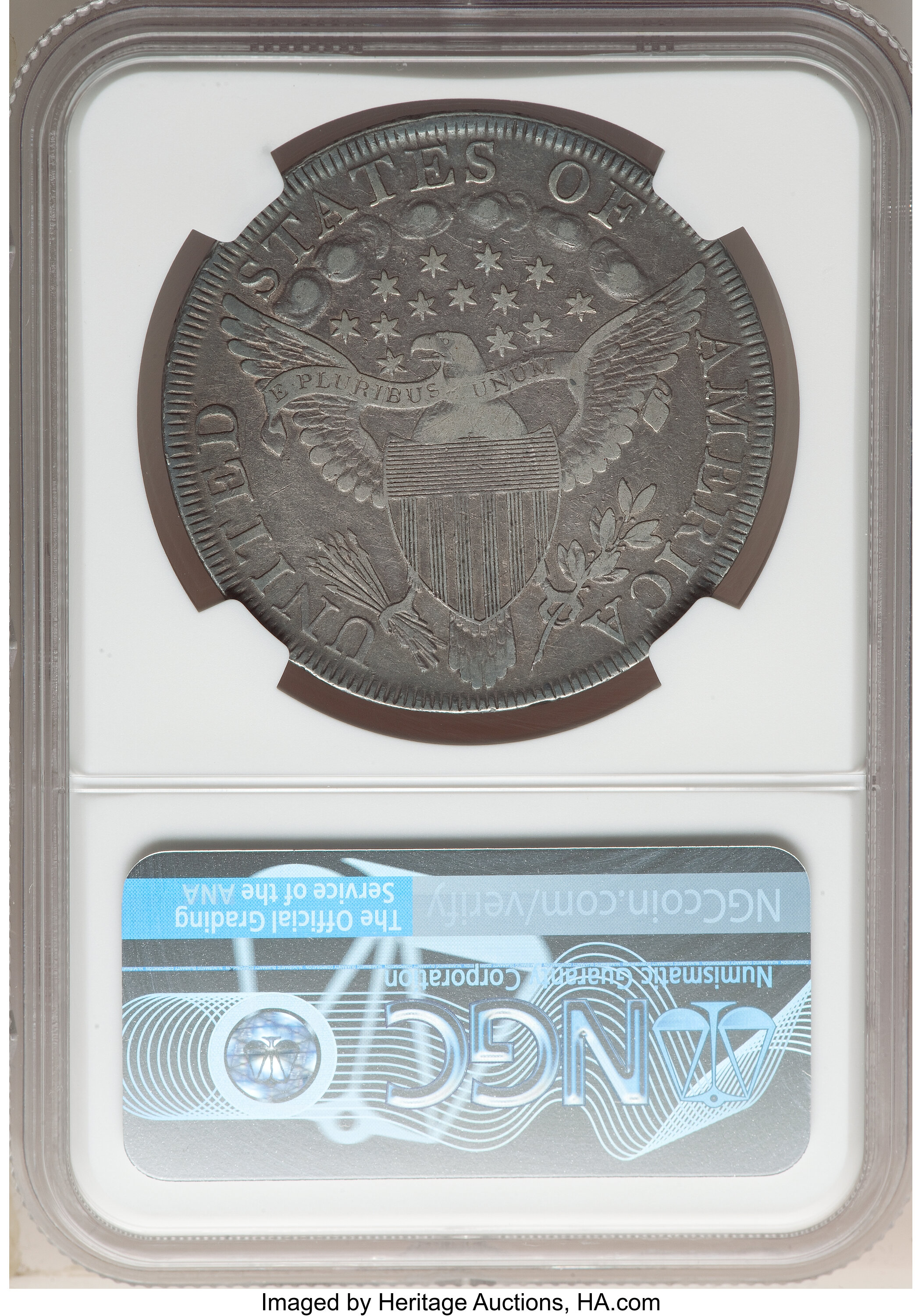1798 $1  Large Eagle, Pointed 9, Wide Date, B-19, BB-106 VG10 thumbnail 5
