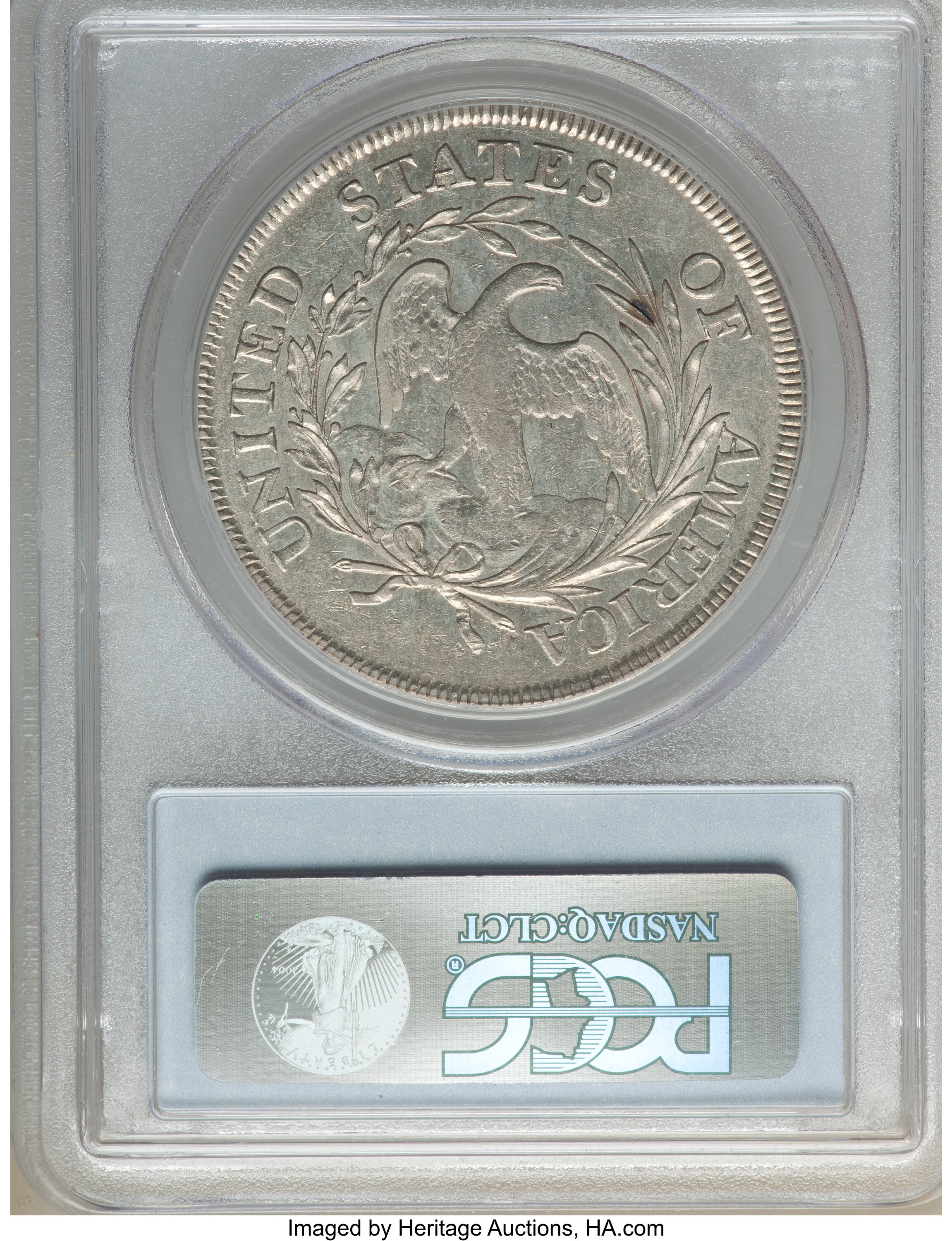 1797 $1  9x7 Stars, Large Letters, B-1, BB-73 MS61 CAC thumbnail 8