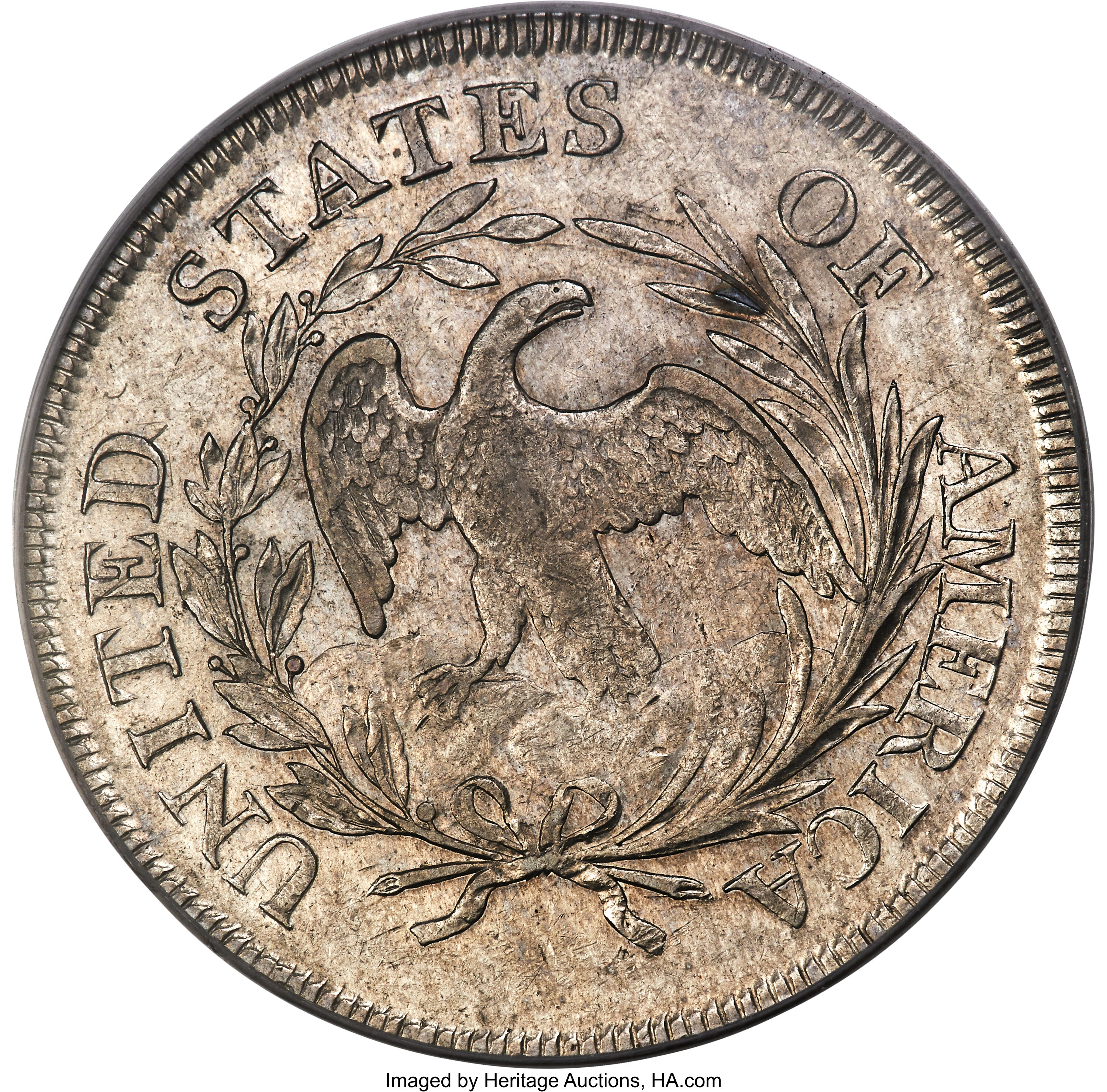1797 $1  9x7 Stars, Large Letters, B-1, BB-73 MS61 CAC thumbnail 9