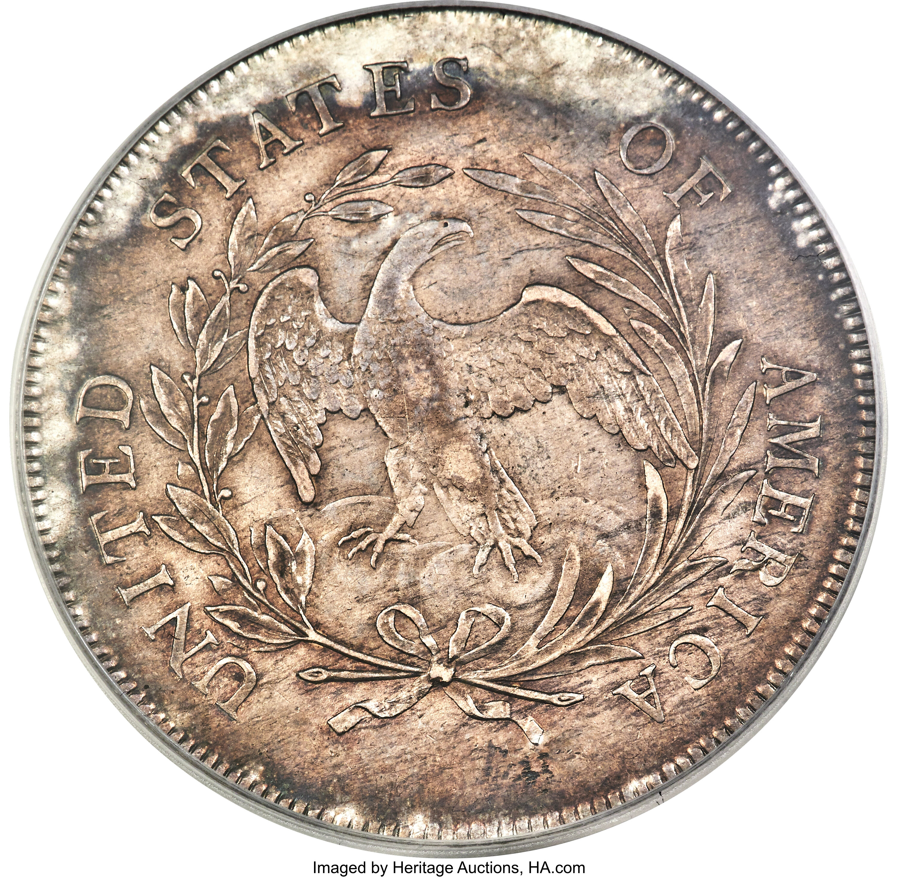 1798 $1  Small Eagle, 15 Stars Obverse AU58 thumbnail 2