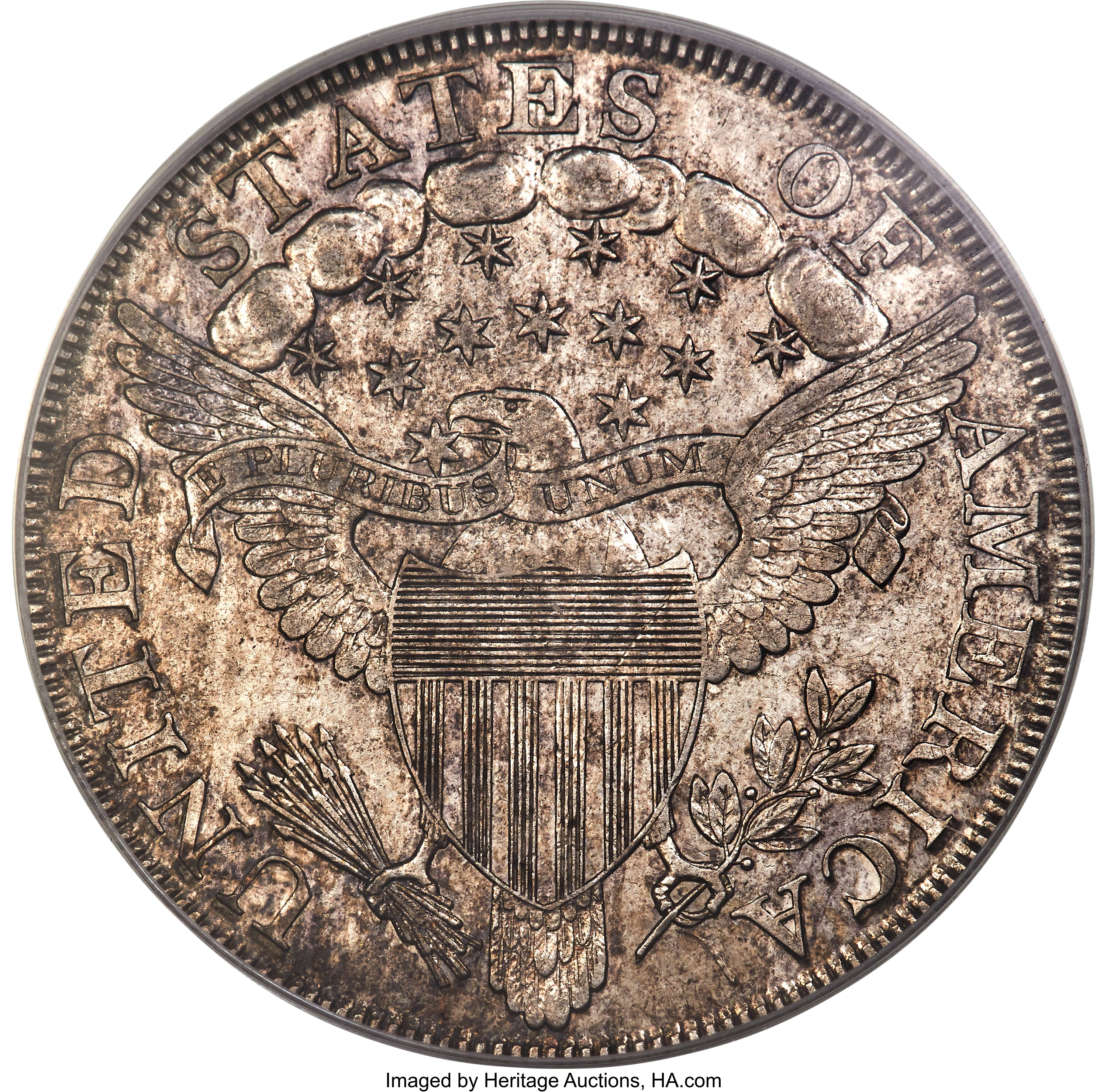 1800 $1  Wide Date, Low 8, AMERICAI AU58 thumbnail 7