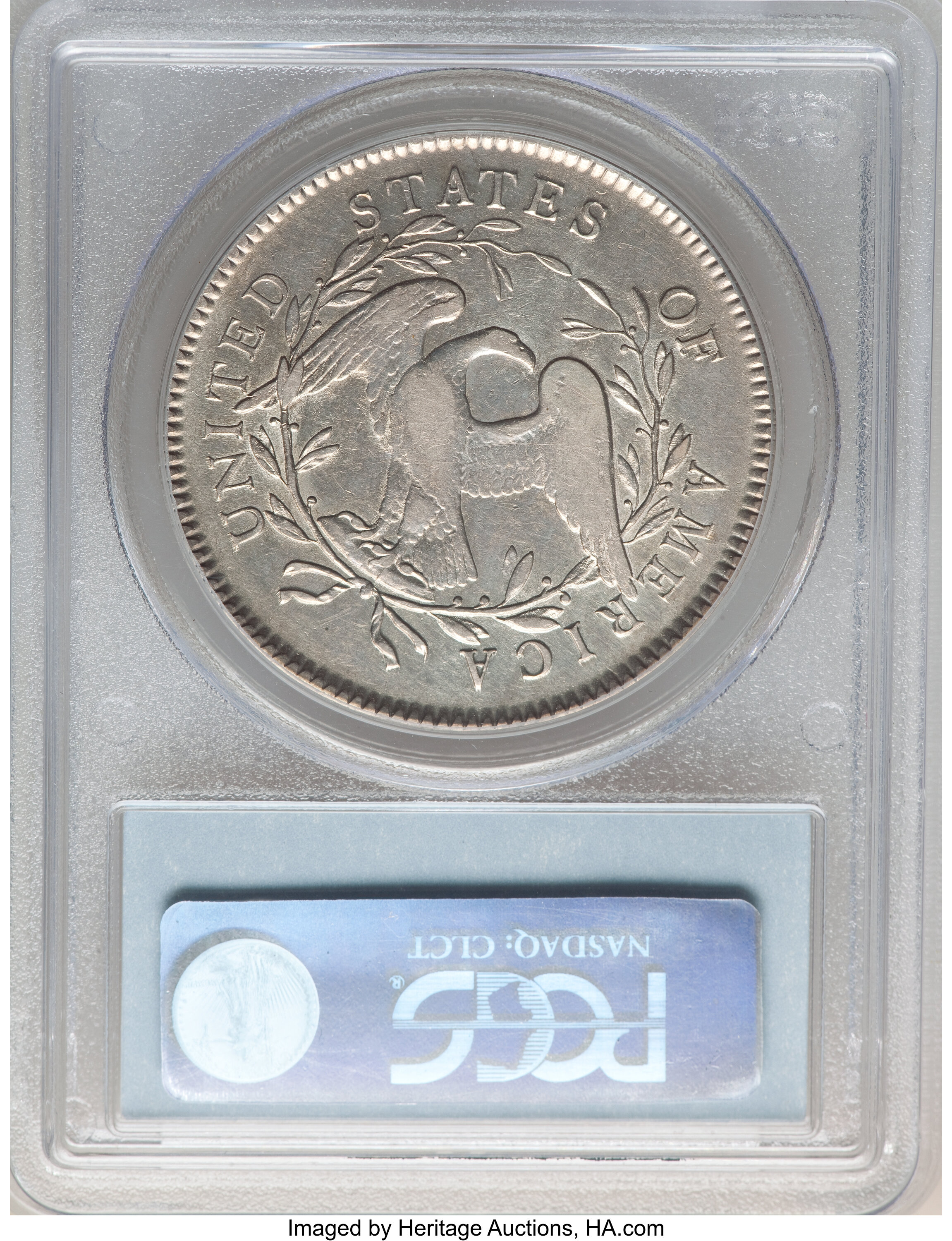 1795 $1  Flowing Hair, 2 Leaves, B-2, BB-20 P1 thumbnail 25