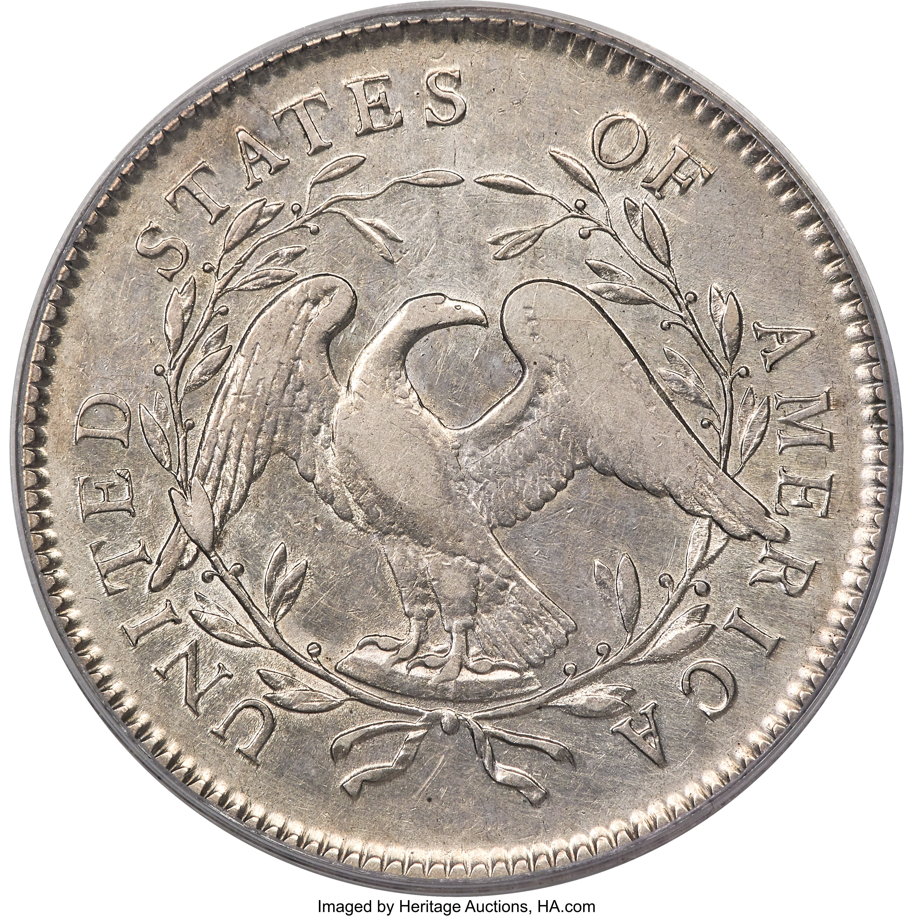 1795 $1  Flowing Hair, 2 Leaves, B-2, BB-20 P1 thumbnail 26