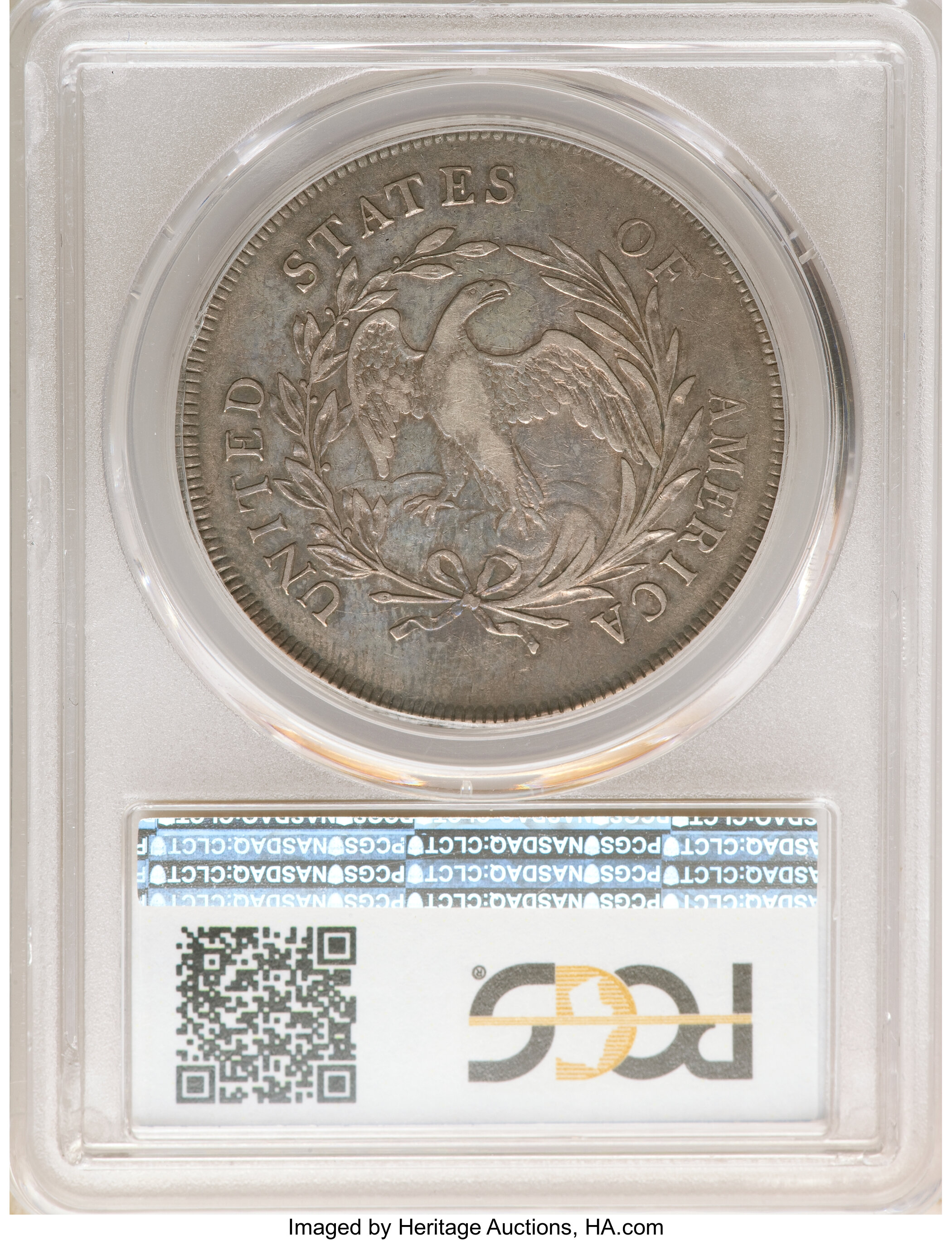 1796 $1  Small Date, Small Letters, B-1, BB-66 AG3 thumbnail 18