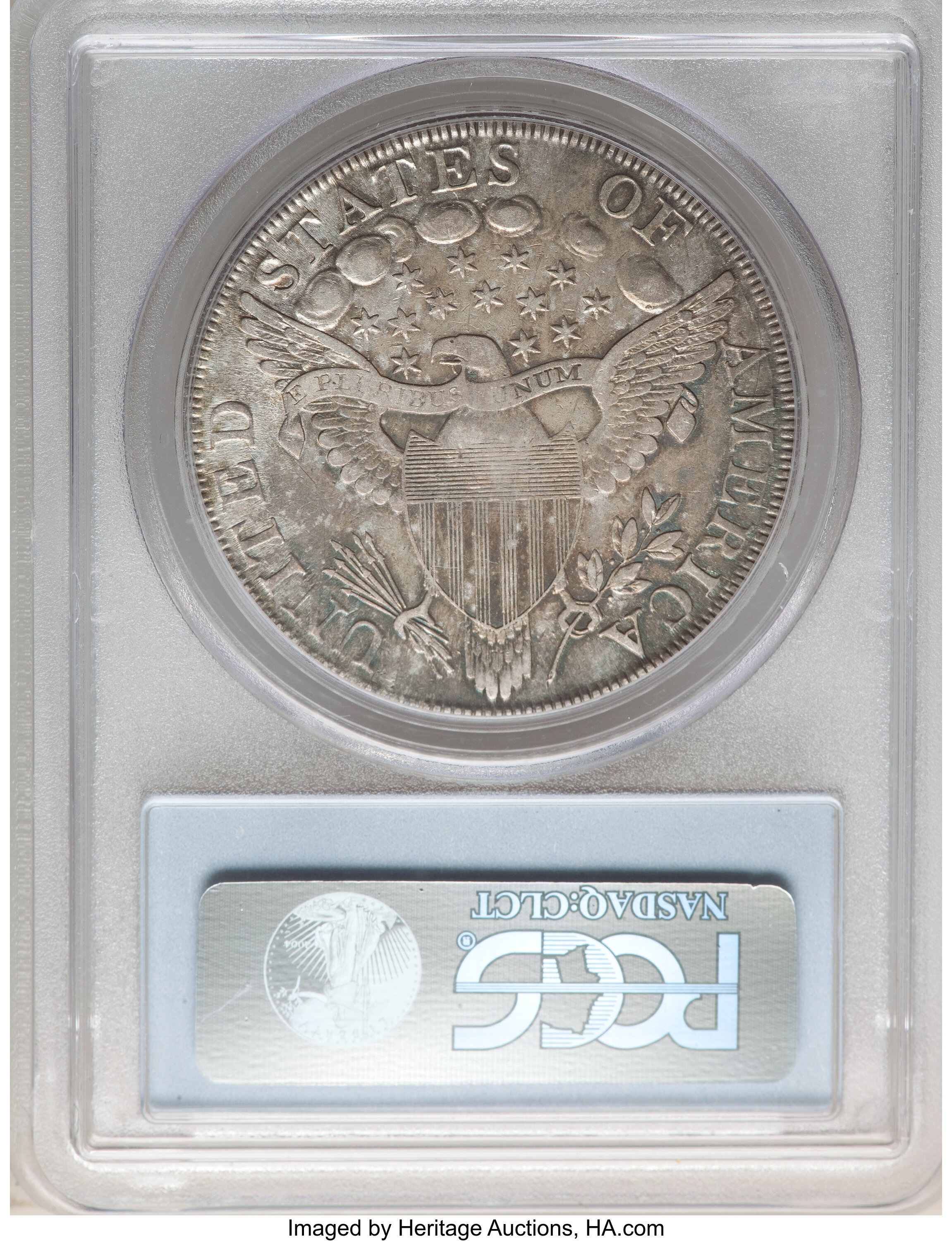 1798 $1  Large Eagle, Pointed 9, 10 Arrows, B-13, BB-108 MS60 thumbnail 17