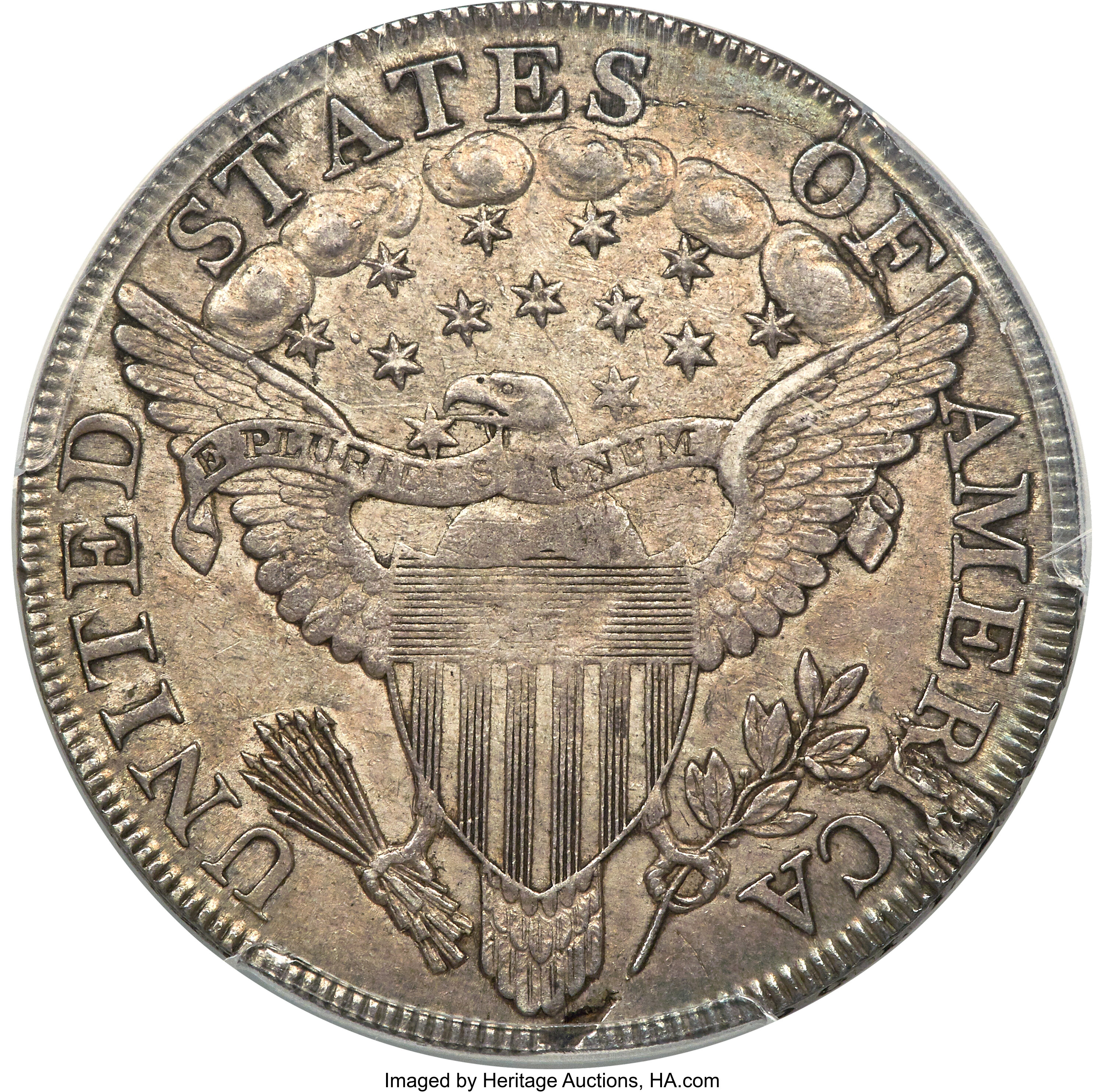 1799/8 $1  13 Stars Reverse MS65 CAC thumbnail 21