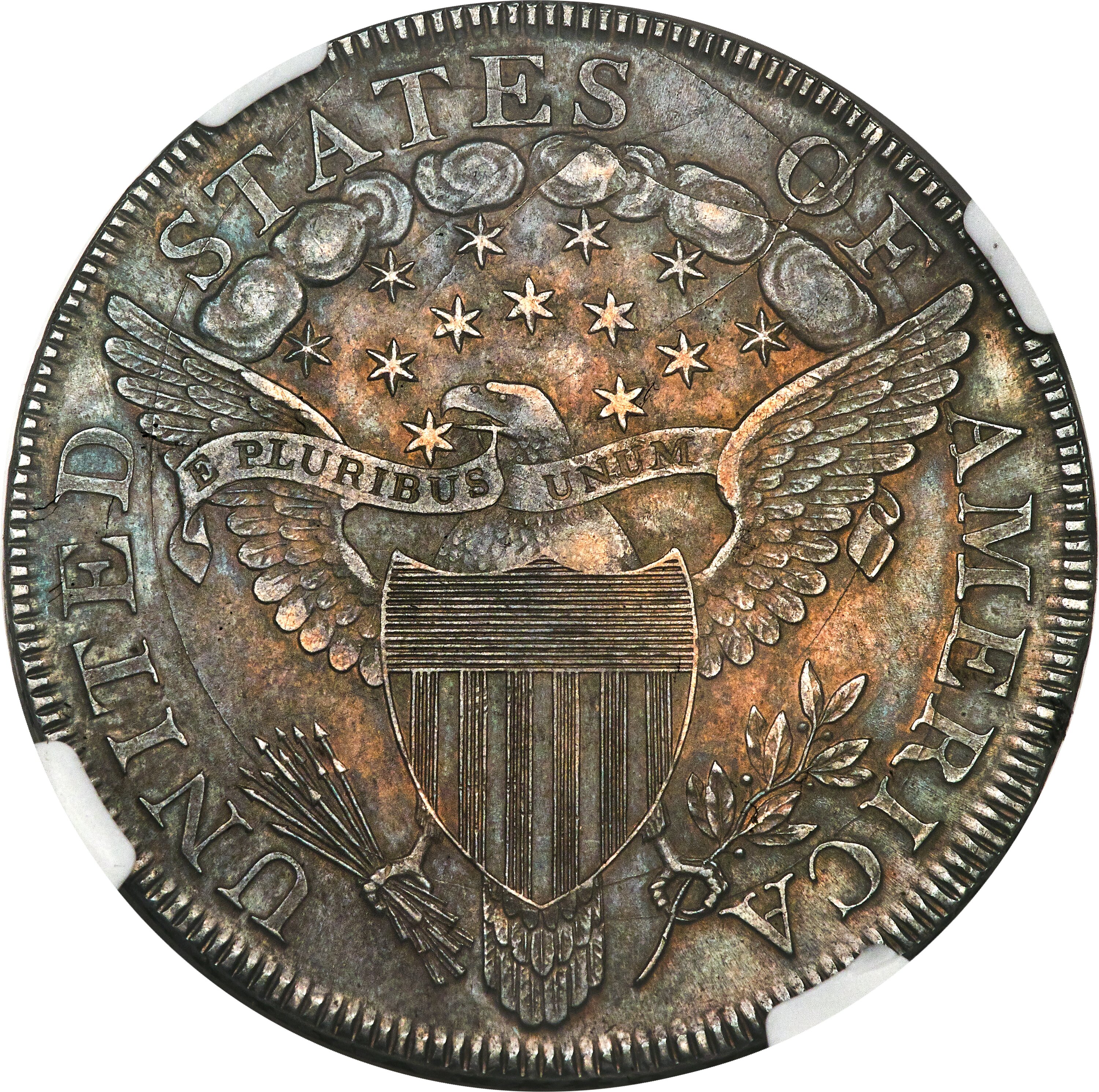1799 $1  7x6 Stars, B-10, BB-163 MS66 CAC thumbnail 16