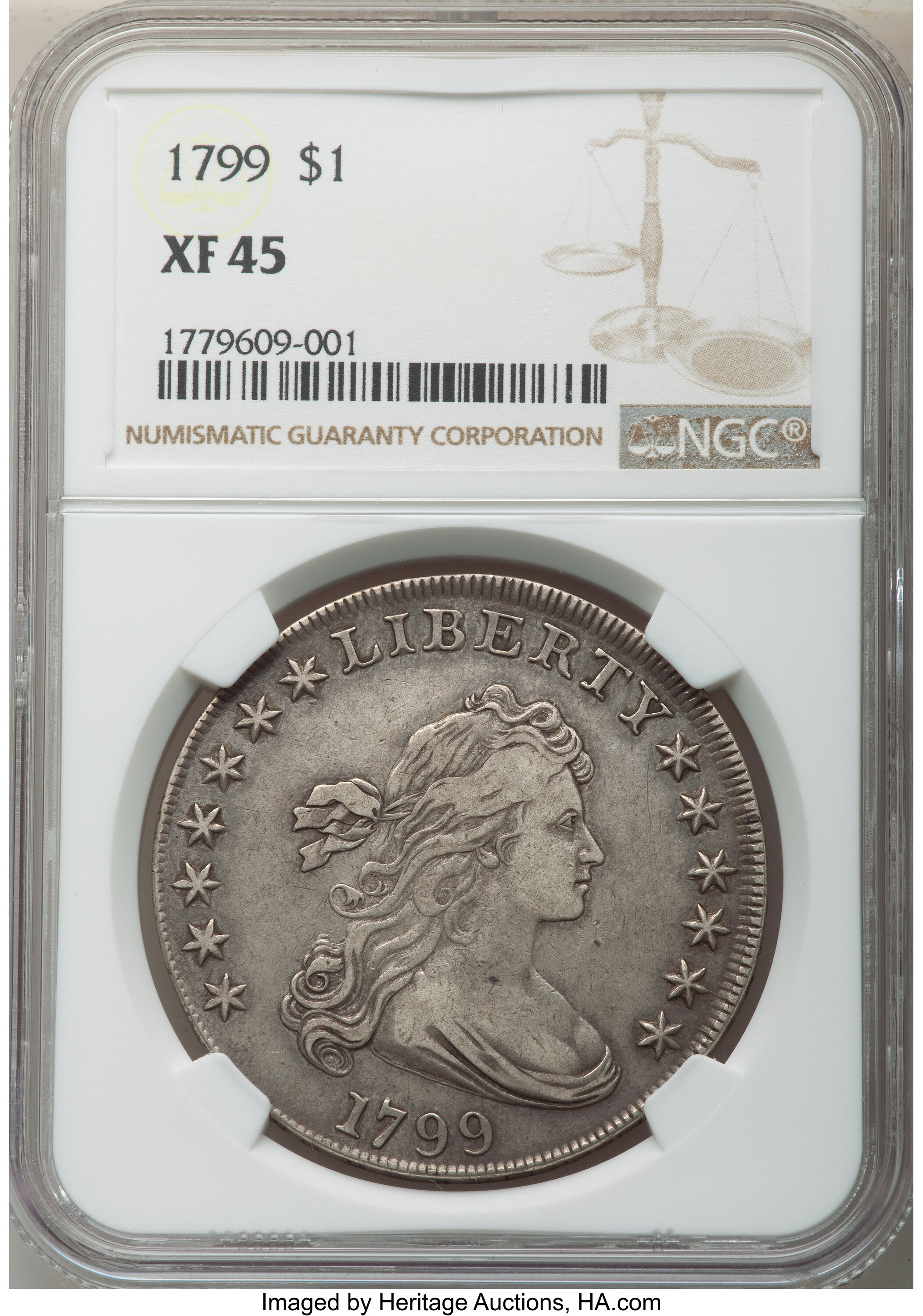 1799 $1  7x6 Stars, B-8, BB-165 XF45 thumbnail 4