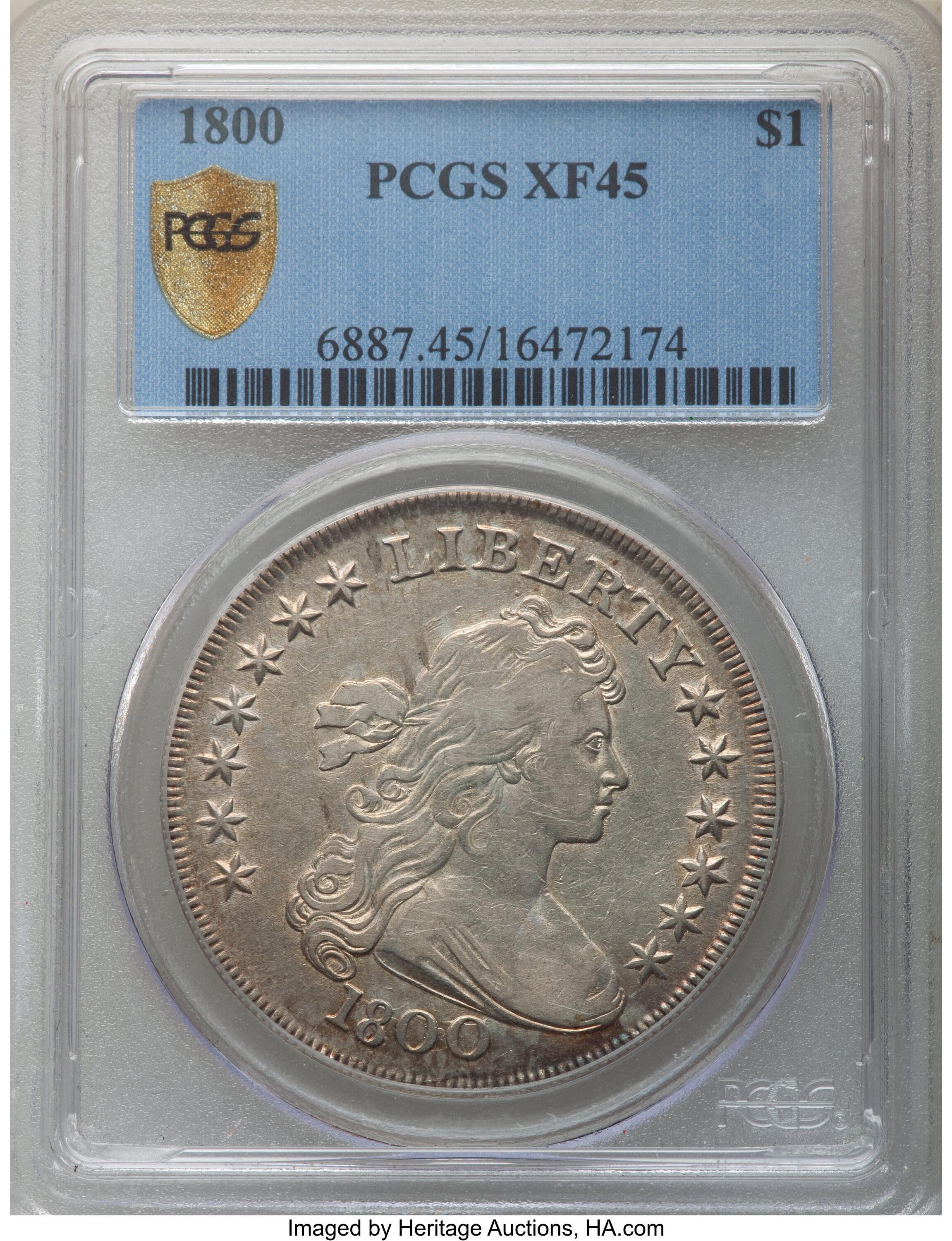 1800 $1  B-16, BB-187 MS66 thumbnail 27