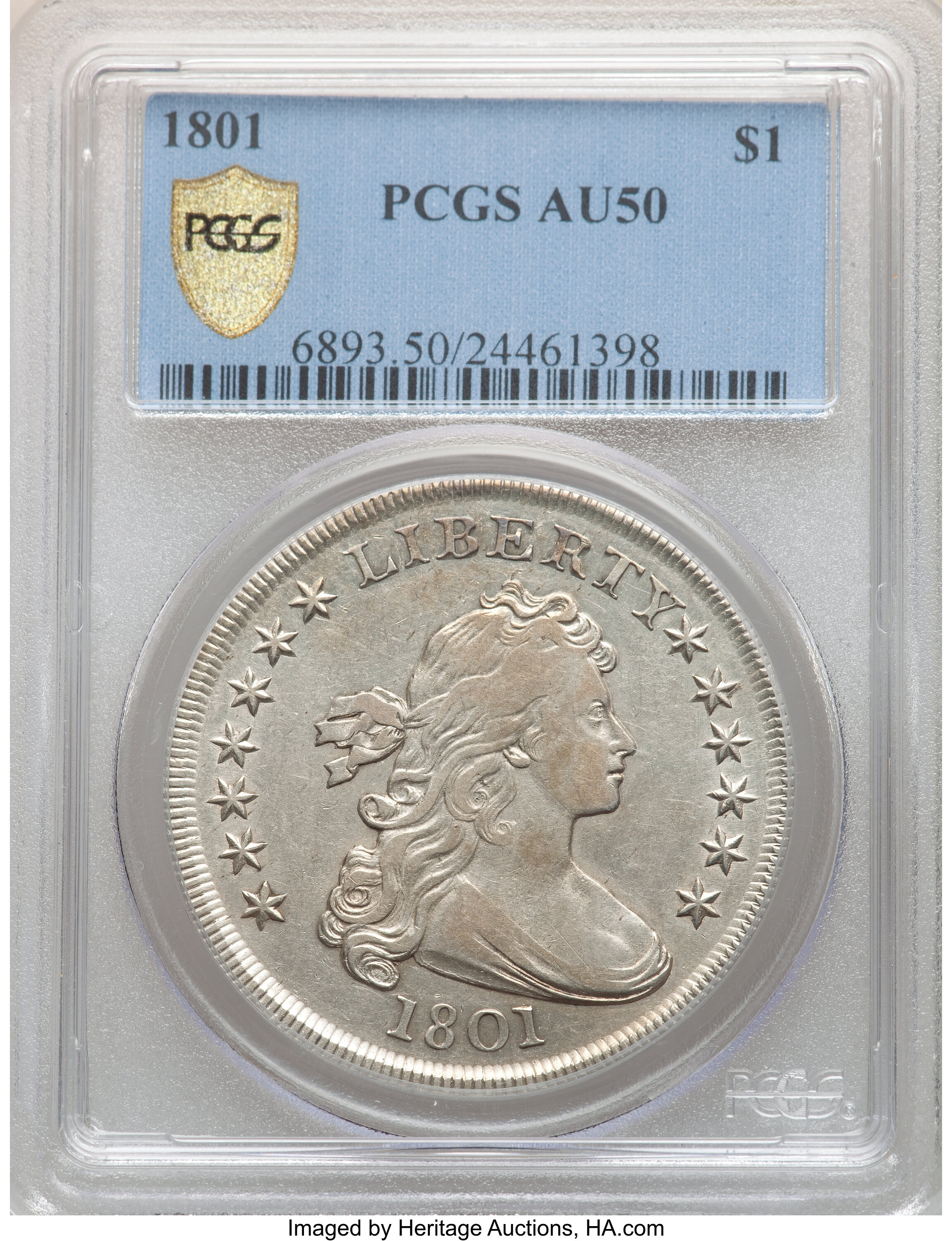 1801 $1  B-1, BB-211 MS64 thumbnail 24