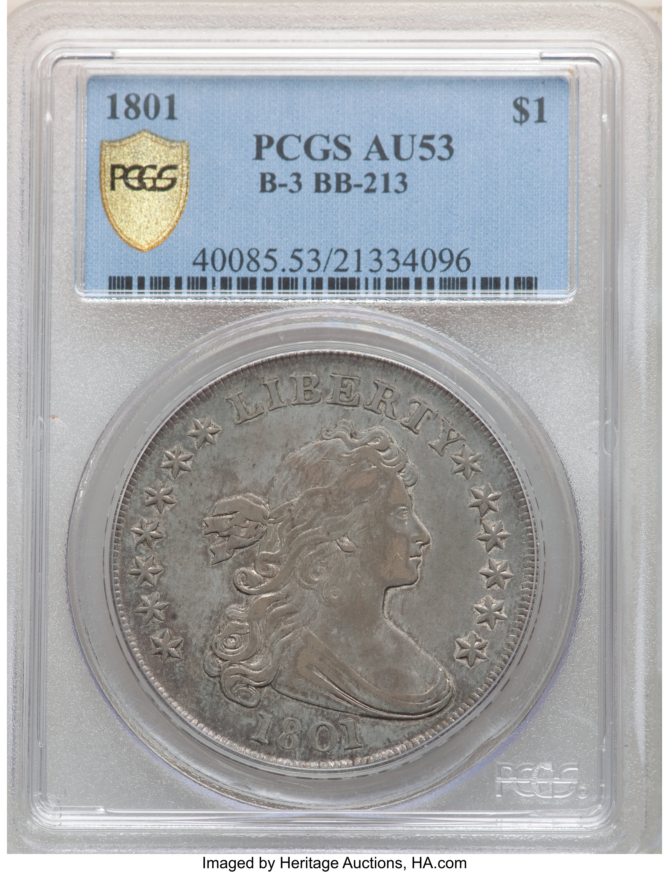 1801 $1  B-3, BB-213 MS61 thumbnail 26