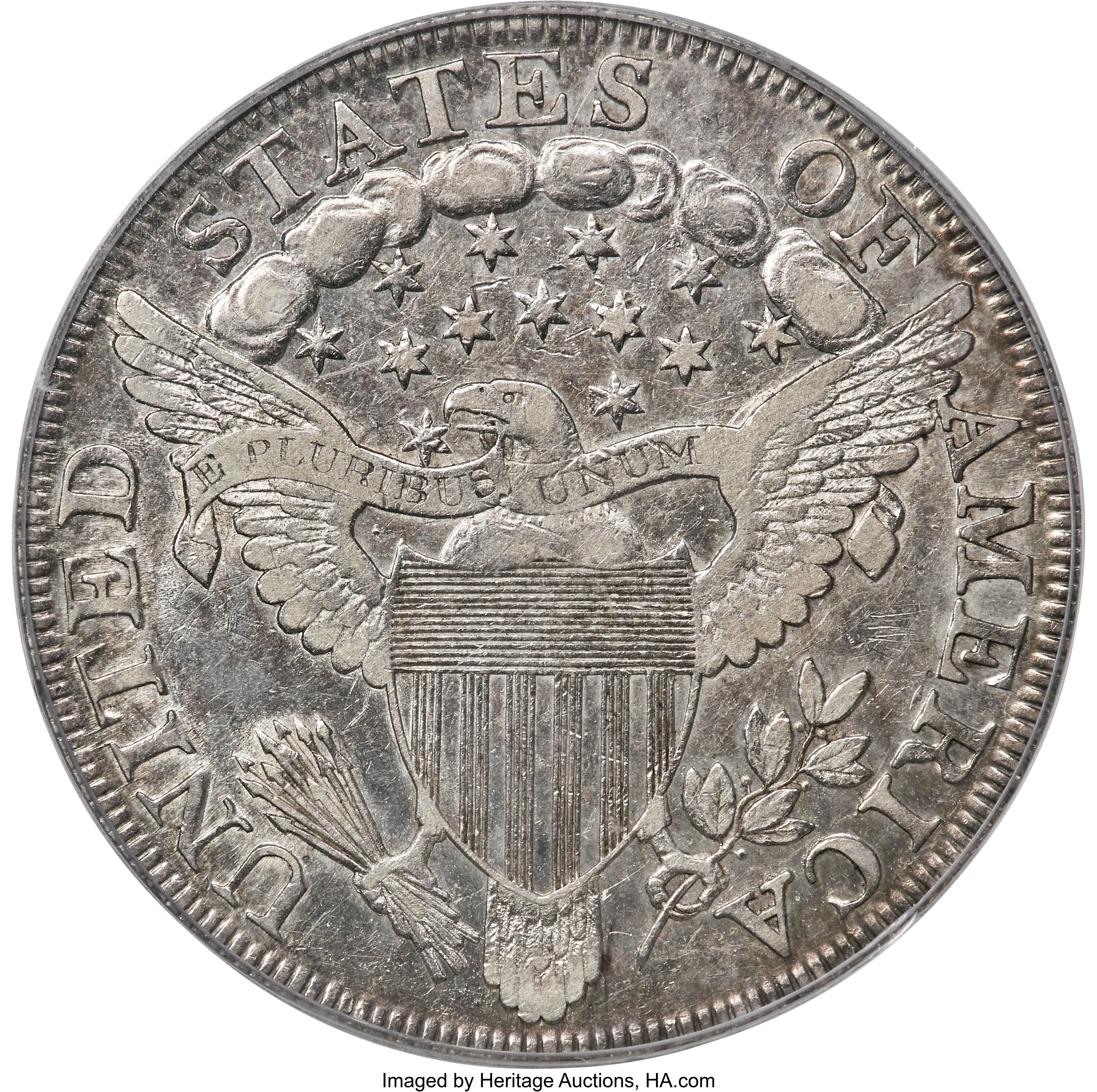 1803 $1  Small 3, B-4, BB-254 AU50 thumbnail 3
