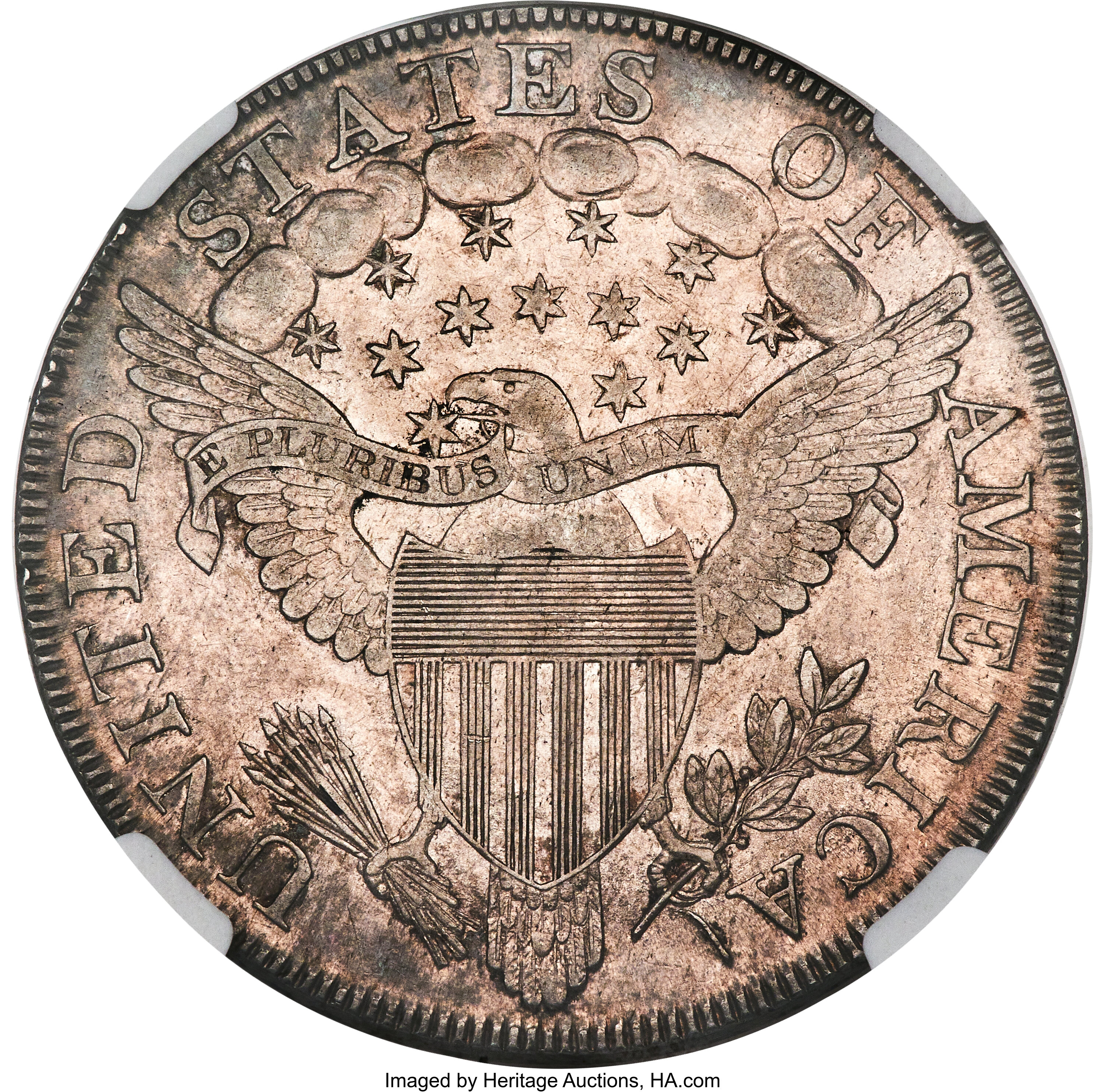 1800 $1  AMERICAI AU58 CAC thumbnail 2