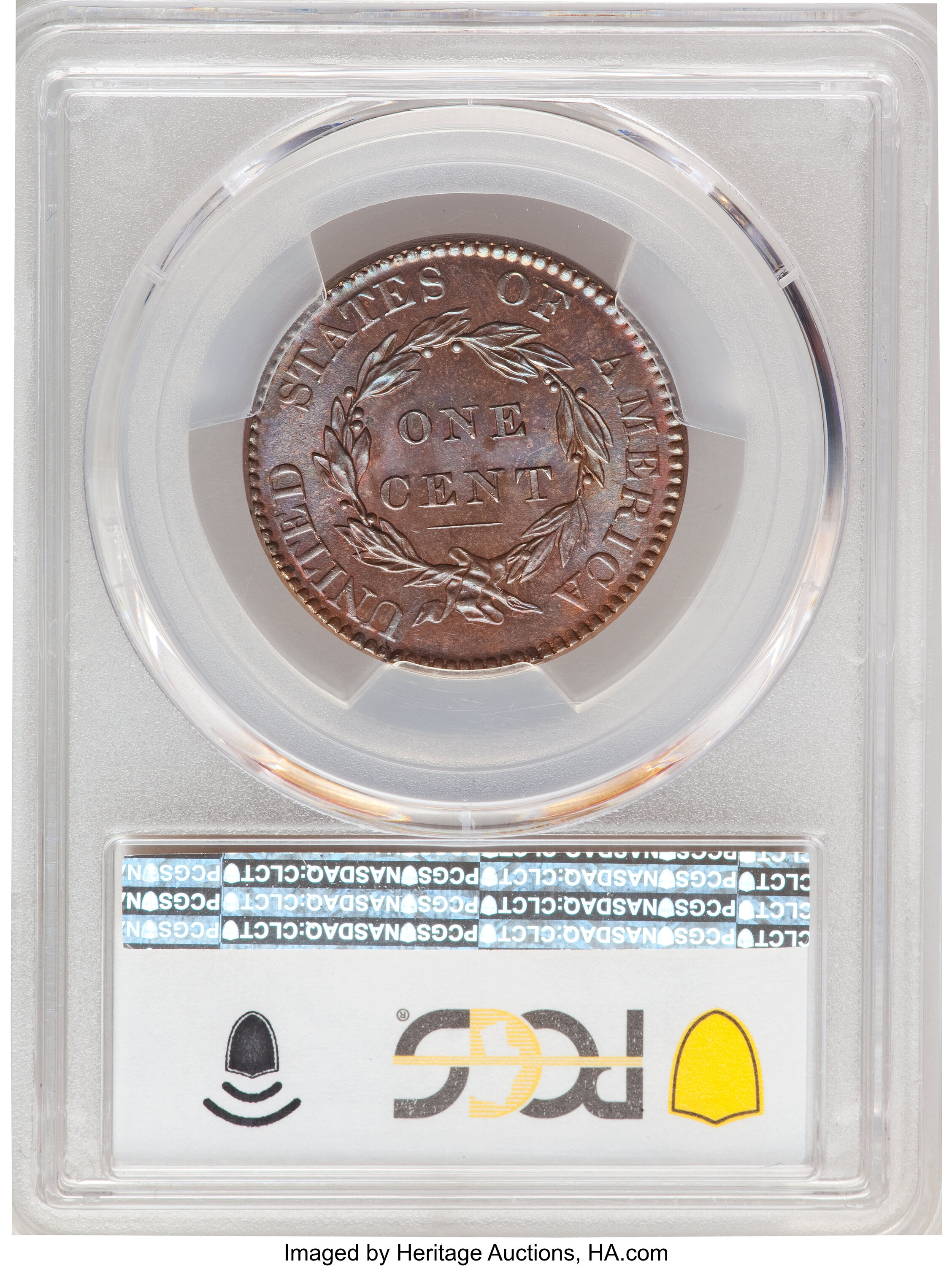 1820 1c Large Date, N-13 MS RB MS65 RB thumbnail 4