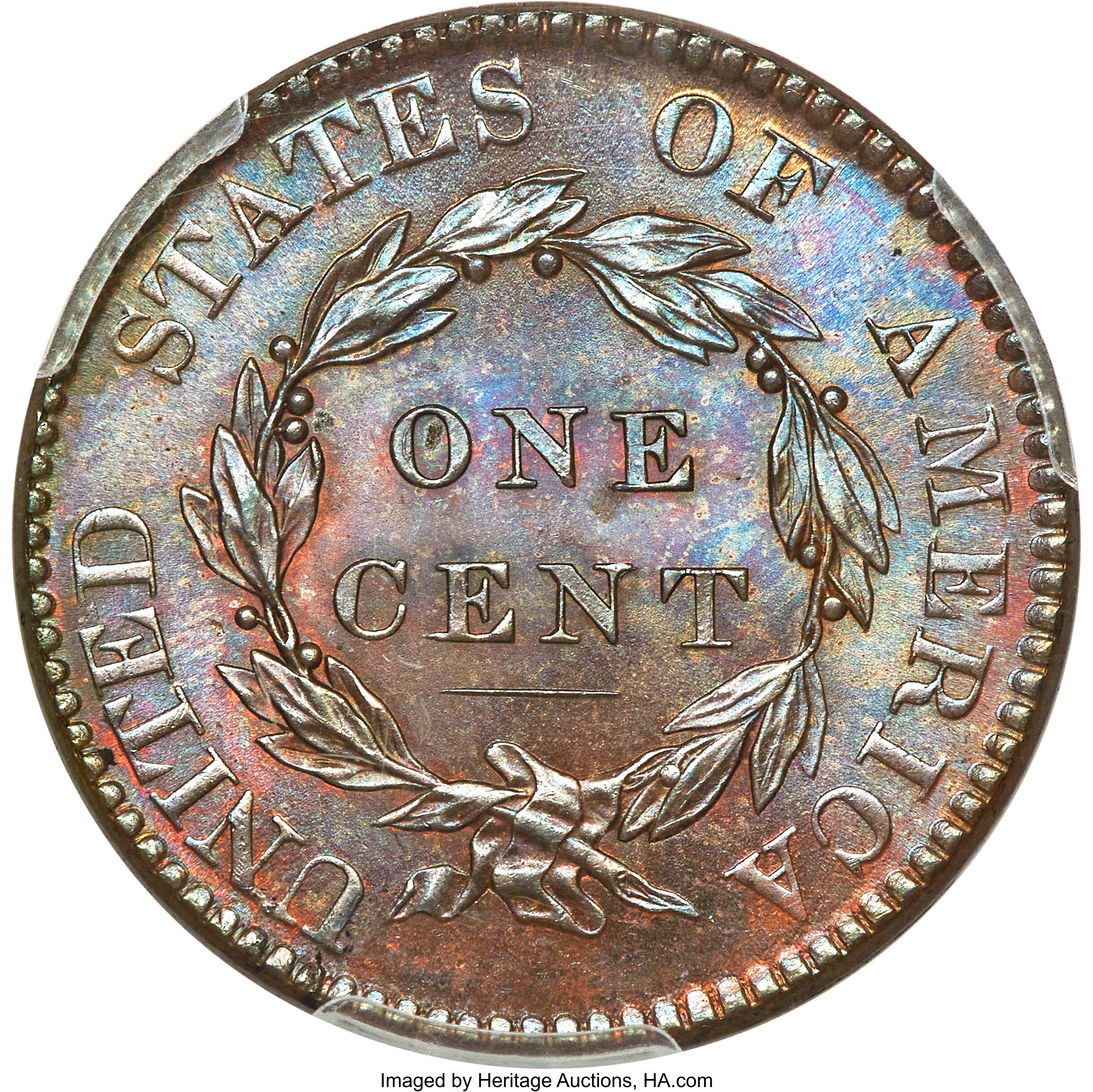 1820 1c Large Date, N-13 MS RB MS65 RB thumbnail 5