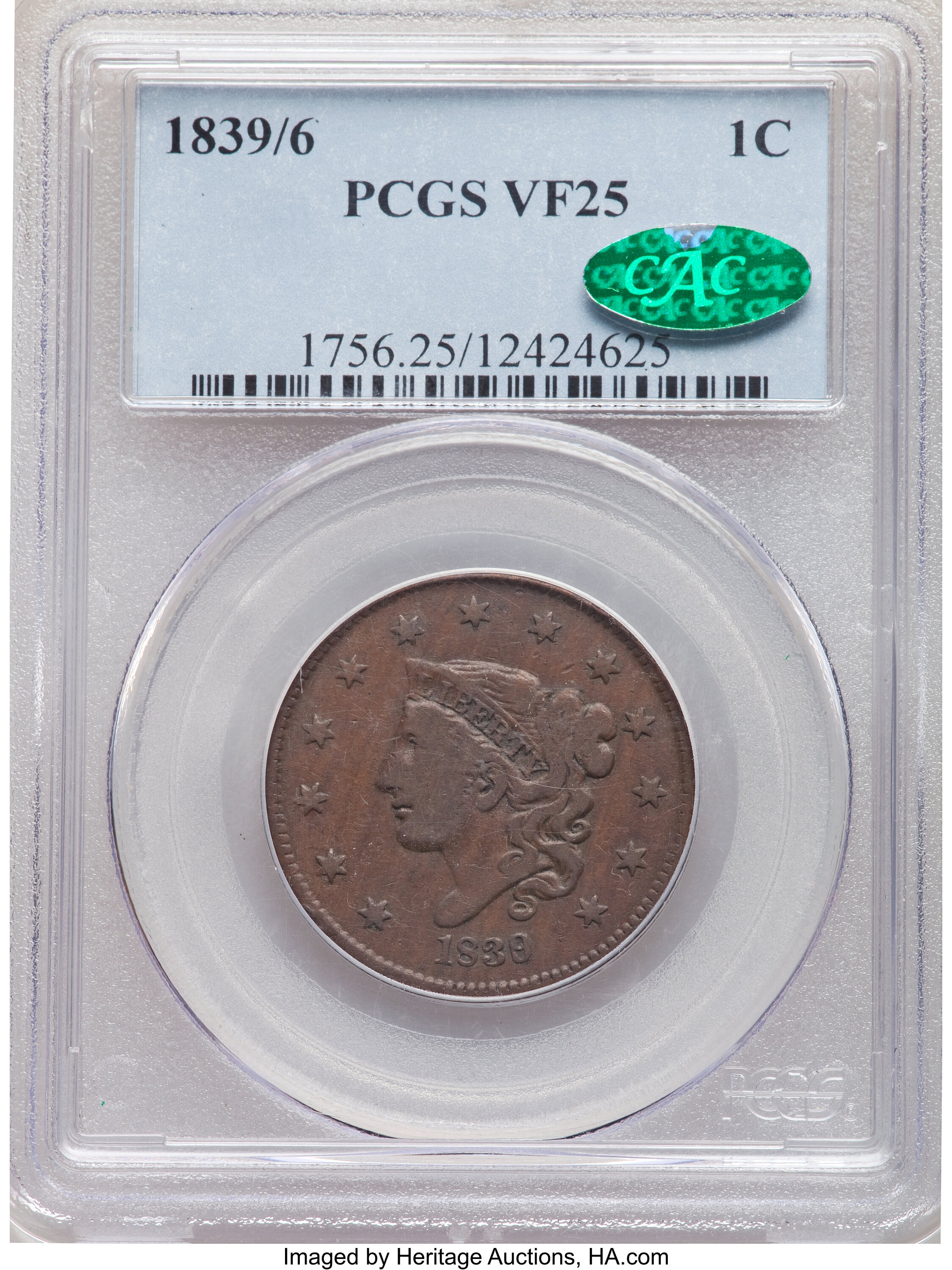1839/6 1c MS BN VF25 BN thumbnail 6