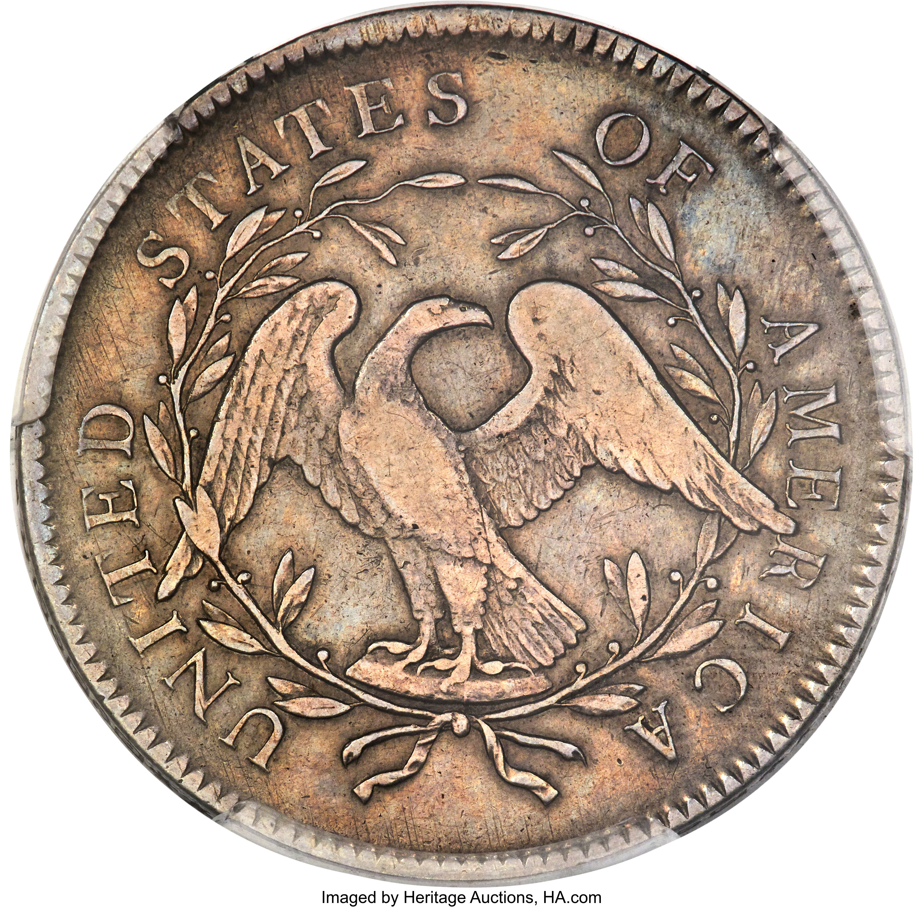 1795 $1  Flowing Hair, 2 Leaves, B-1, BB-21 VF35 thumbnail 5