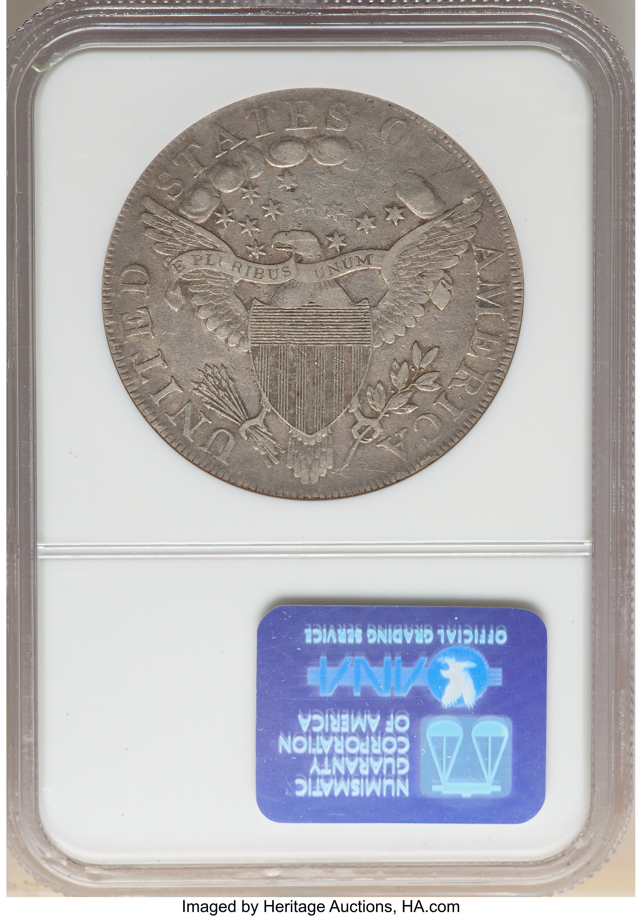 1798 $1  Large Eagle, Pointed 9, Wide Date, B-16, BB-110 F15 thumbnail 17