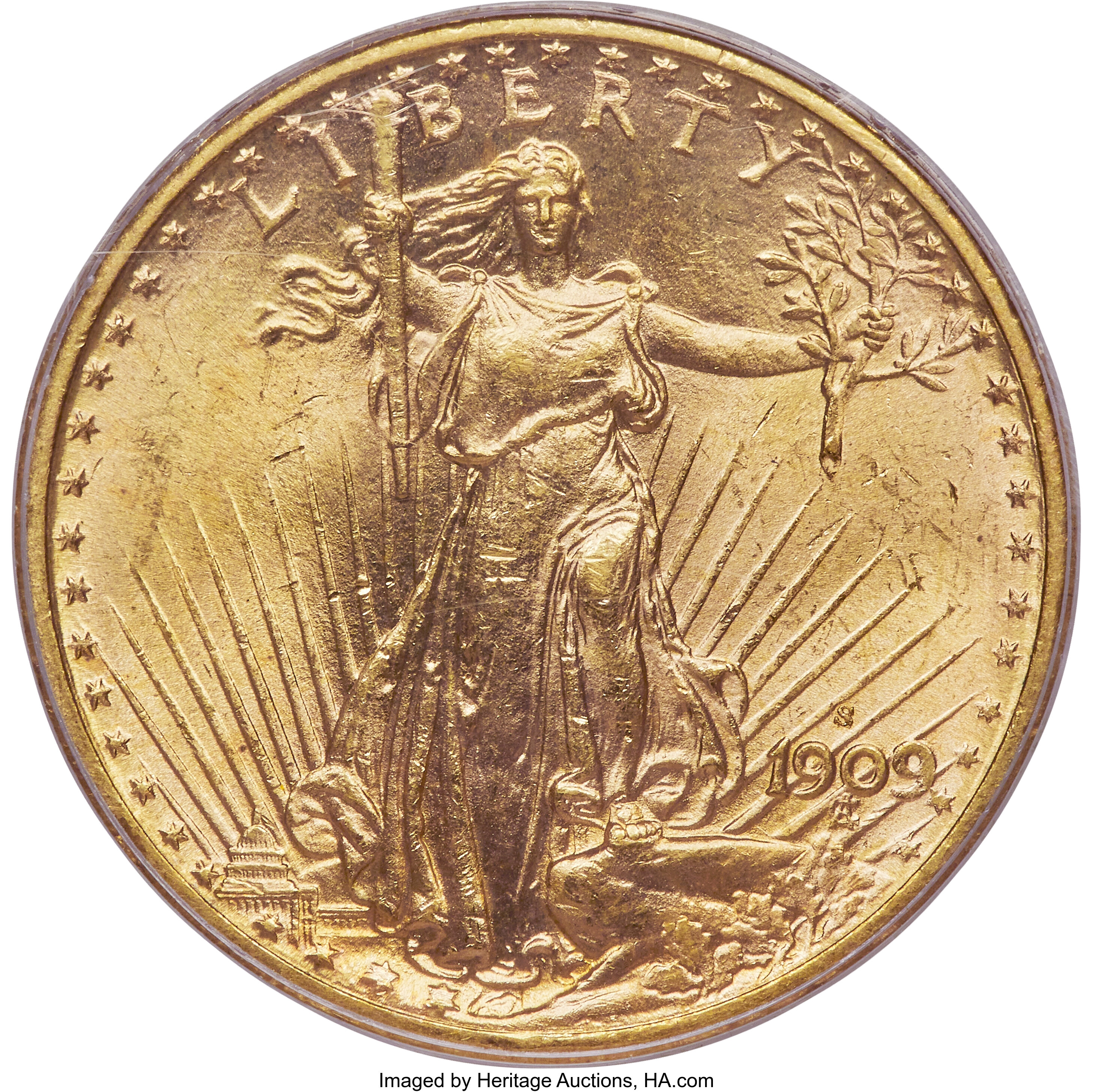 image for: 1909-S/S $20 FS-501 MS64 PCGS....