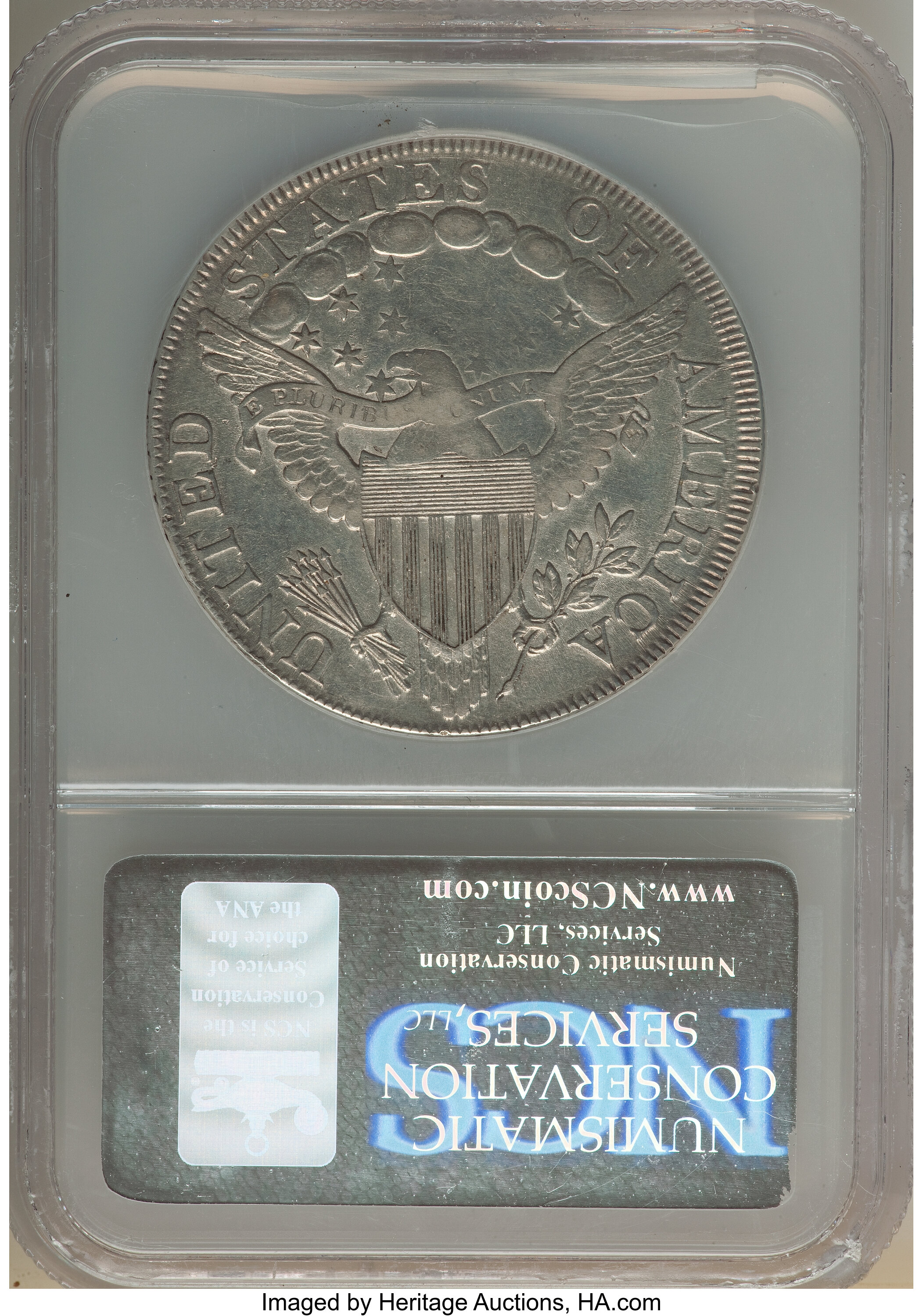 1798 $1  Large Eagle, Pointed 9, Wide Date, B-12, BB-120 XF40 thumbnail 3